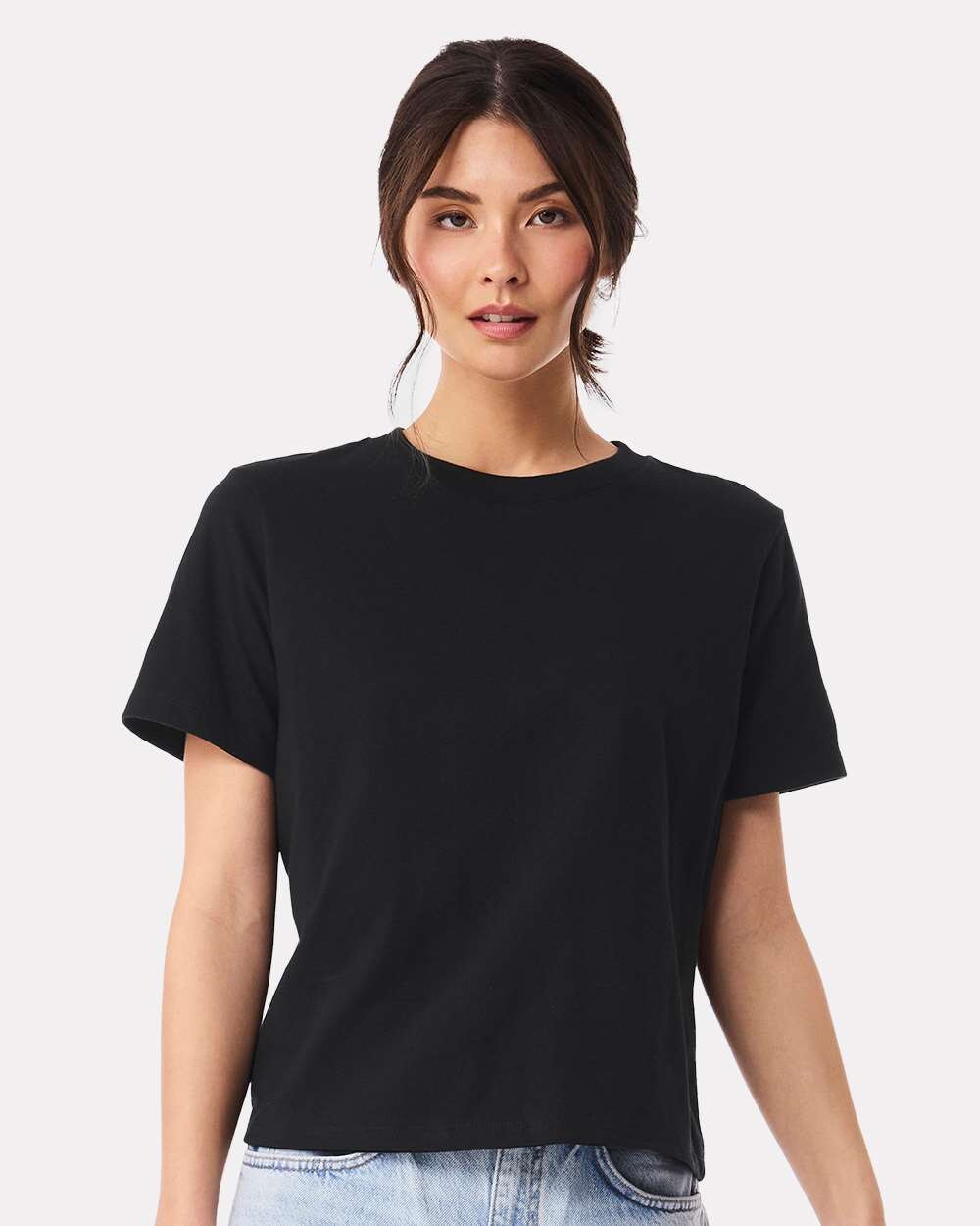 BELLA CANVAS Women’s 6 oz Premium Cotton Tee Heavyweight Soft Crewneck T-Shirt for Everyday Wear