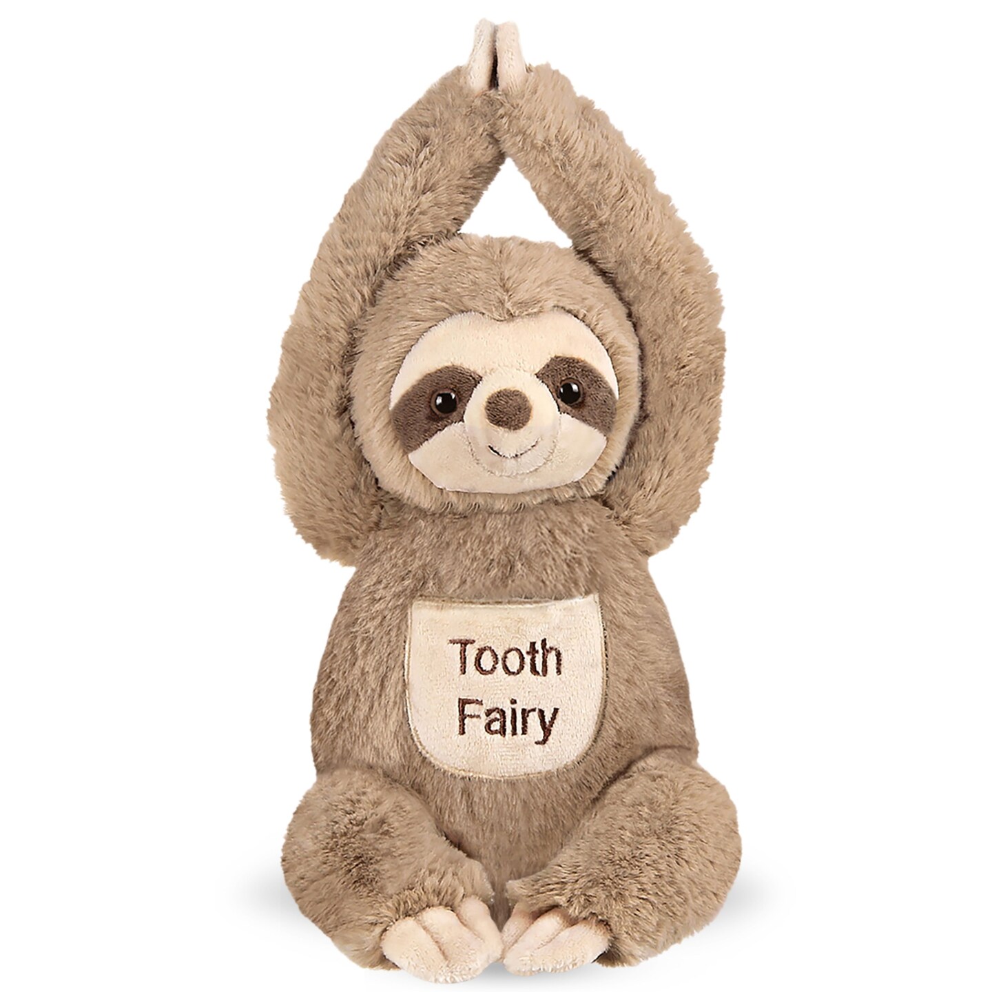 Bearington Lil&#x27; Sammy Plush Sloth Tooth Fairy Stuffed Animal, 12 Inch