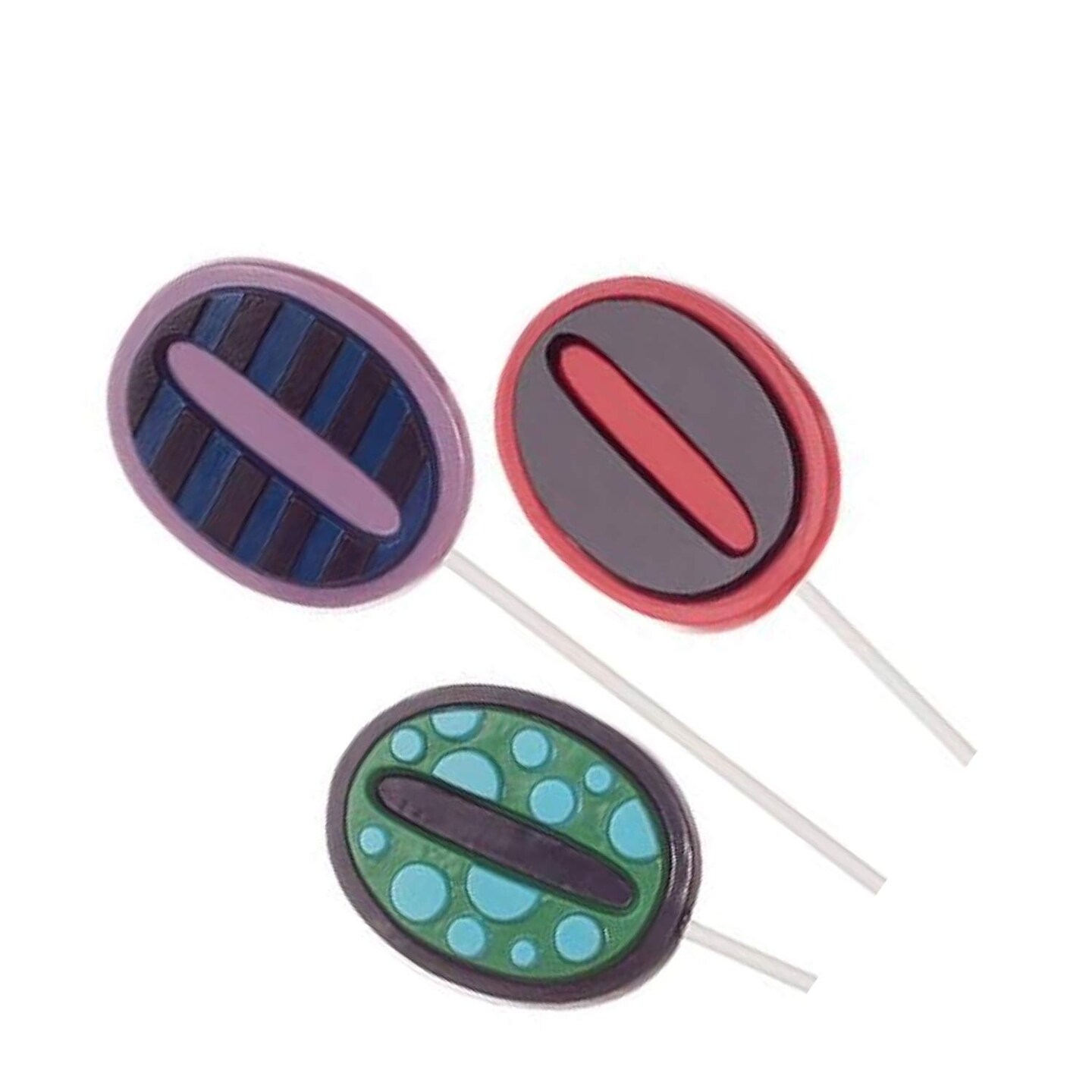 Number 0 Lollipop Chocolate Mold
