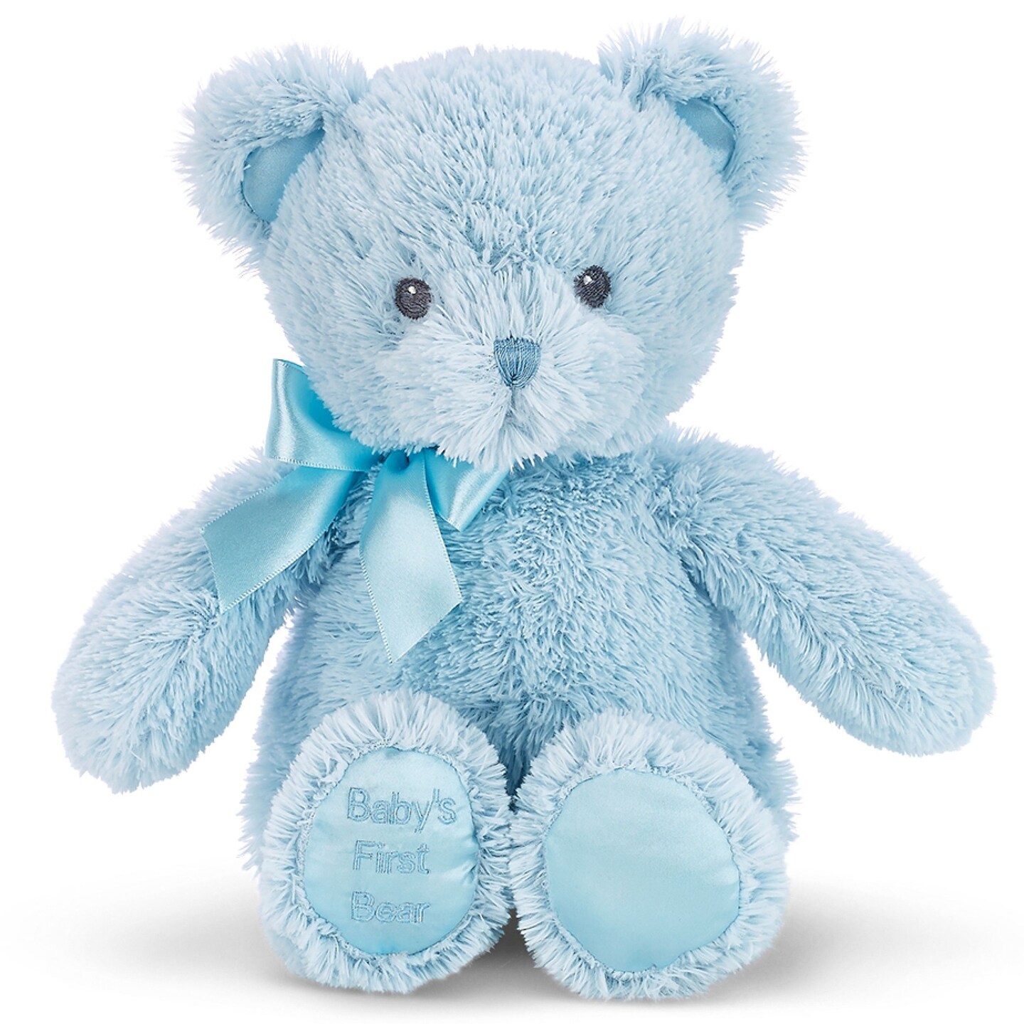 Bearington Large Blue Teddy Bear Plush, 18 Inch Blue Stuffed Animal