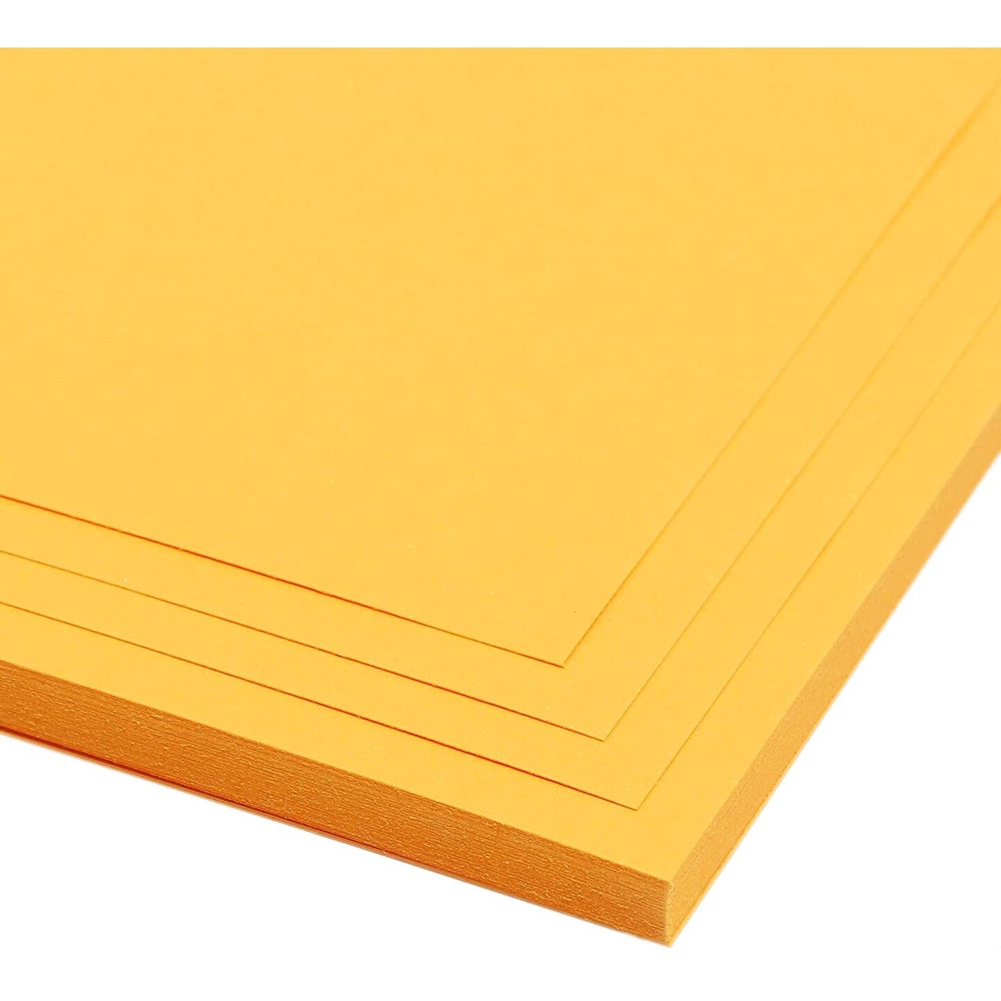 Yellow Gold Metallic Paper for Stationery or Crafts (8.5 x 11 Inches, 48-Pack)
