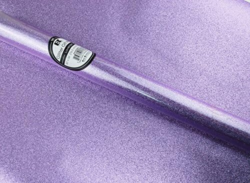 Best Creation Glitter Gift Wrap, 30 x 36-Inch Lavender 2 ROLLS