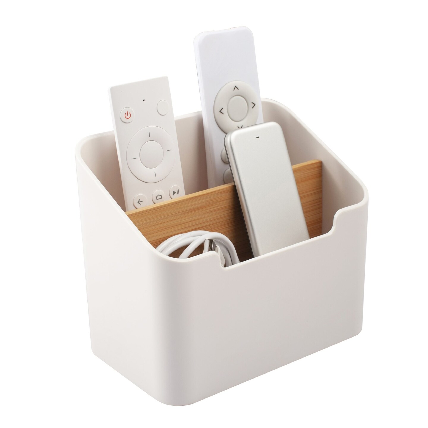 Zodaca Remote Control Holder, Desk Storage Organizer Container for Home &#x26; Office