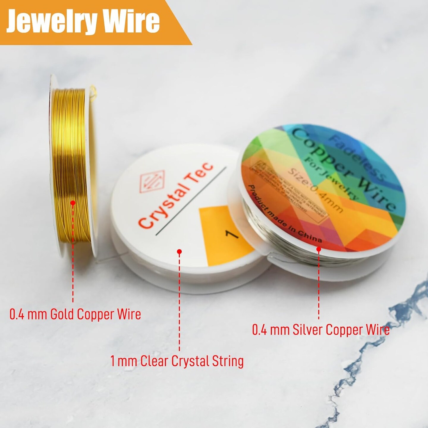Jewelry Making Supplies Kit with Jewelry Pliers, Jewelry Wires and Jewelry Findings for DIY