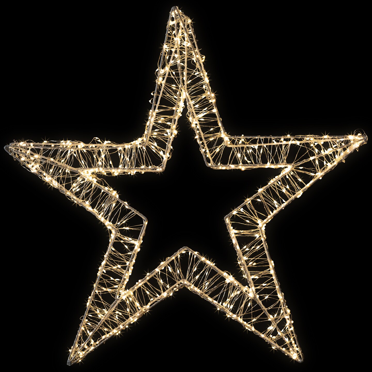 Northlight LED Lighted Wire Star Outdoor Christmas Decoration - 22&#x22; - Warm White Lights