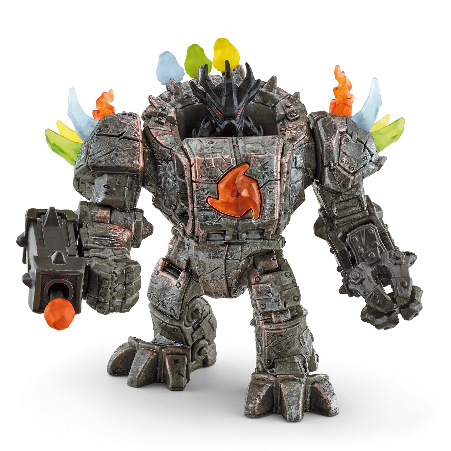 Schleich Eldrador Creatures: Master Robot With Mini Creature - 20 Piece Playset, Mythical Action Figure, Moveable Parts, Mythical Toy, Kids Ages 7+