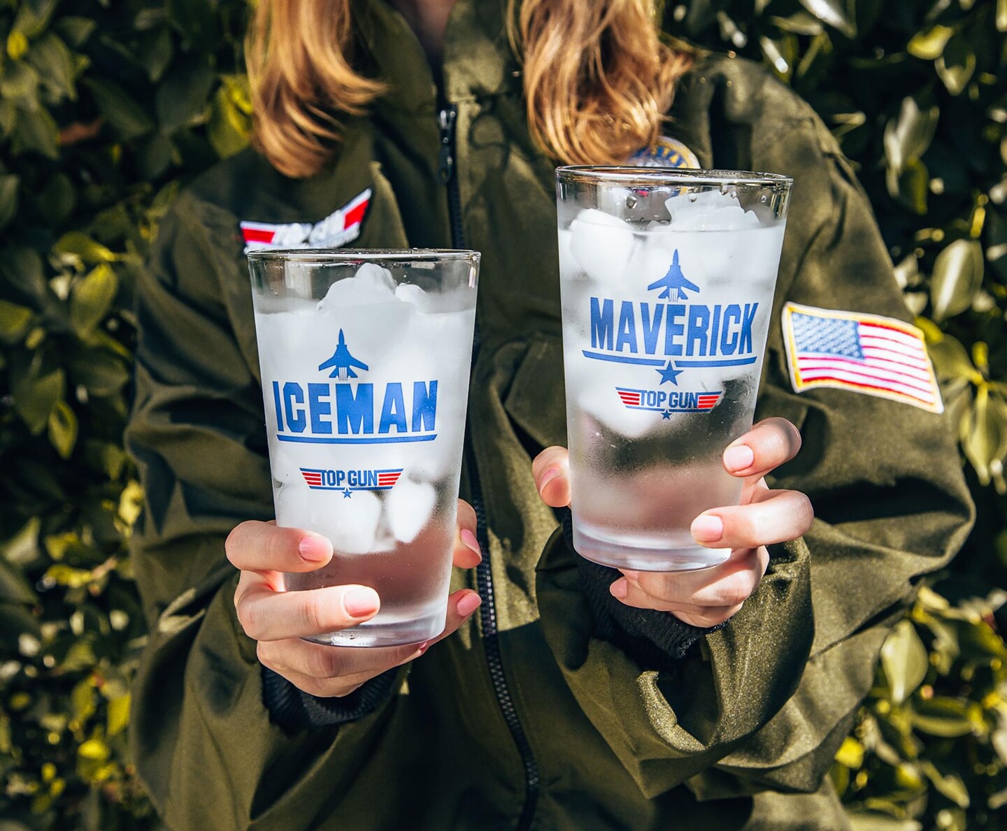 Silver Buffalo Top Gun Pint Glasses - Thumbnail 4