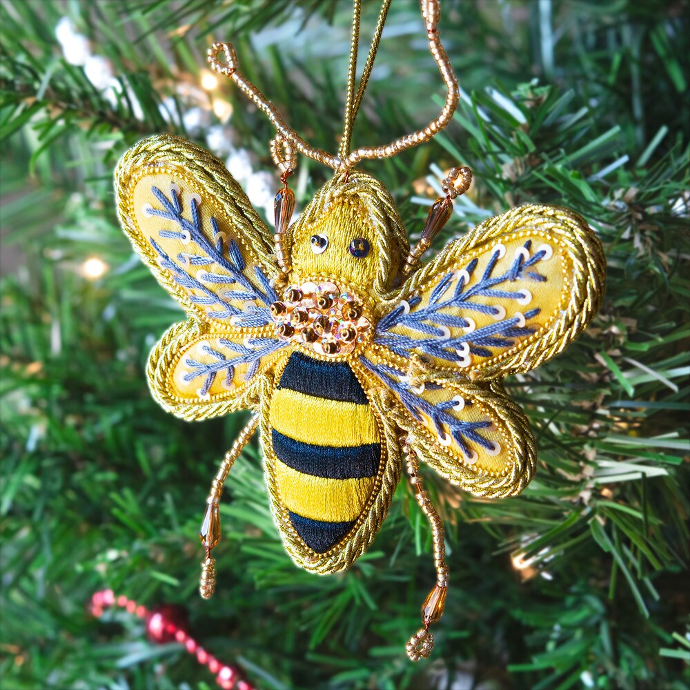 Gloria Duchin Oh Christmas Bee Ornament