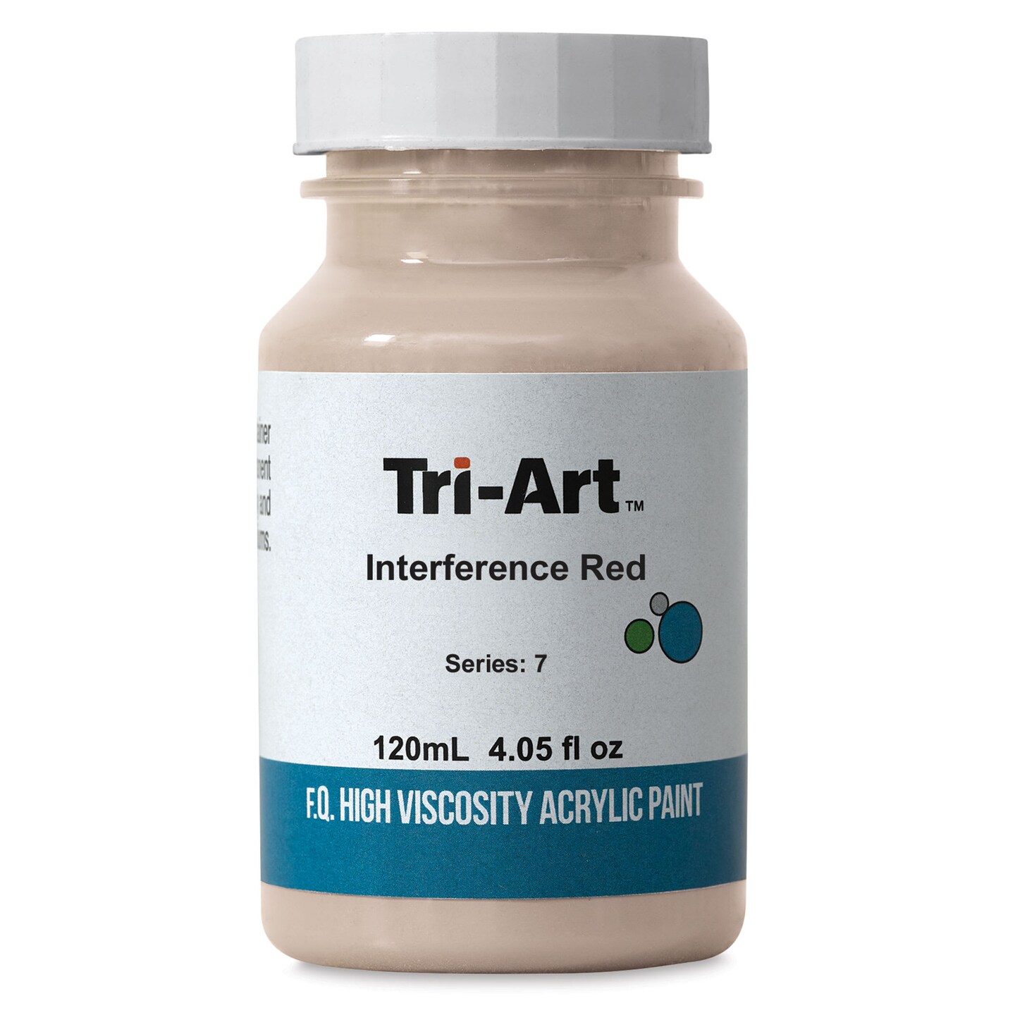Tri-Art High Viscosity Artist Acrylic - Interference Red, 120 ml jar