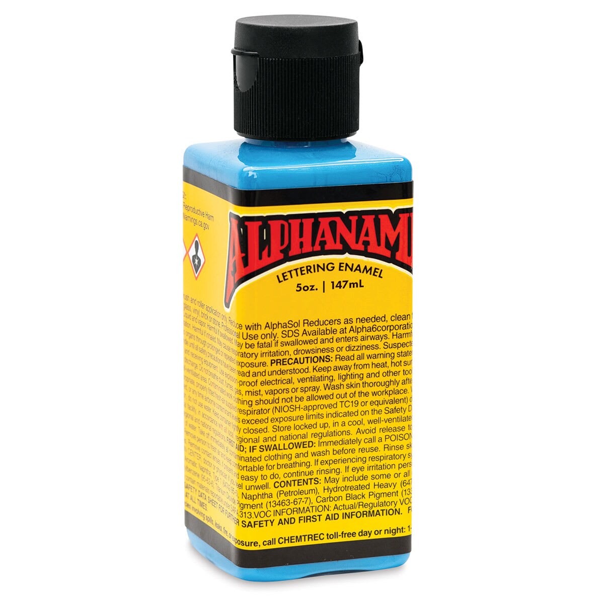 Alpha6 Alphanamel Lettering Enamel - Light Blue, 147 ml, Bottle