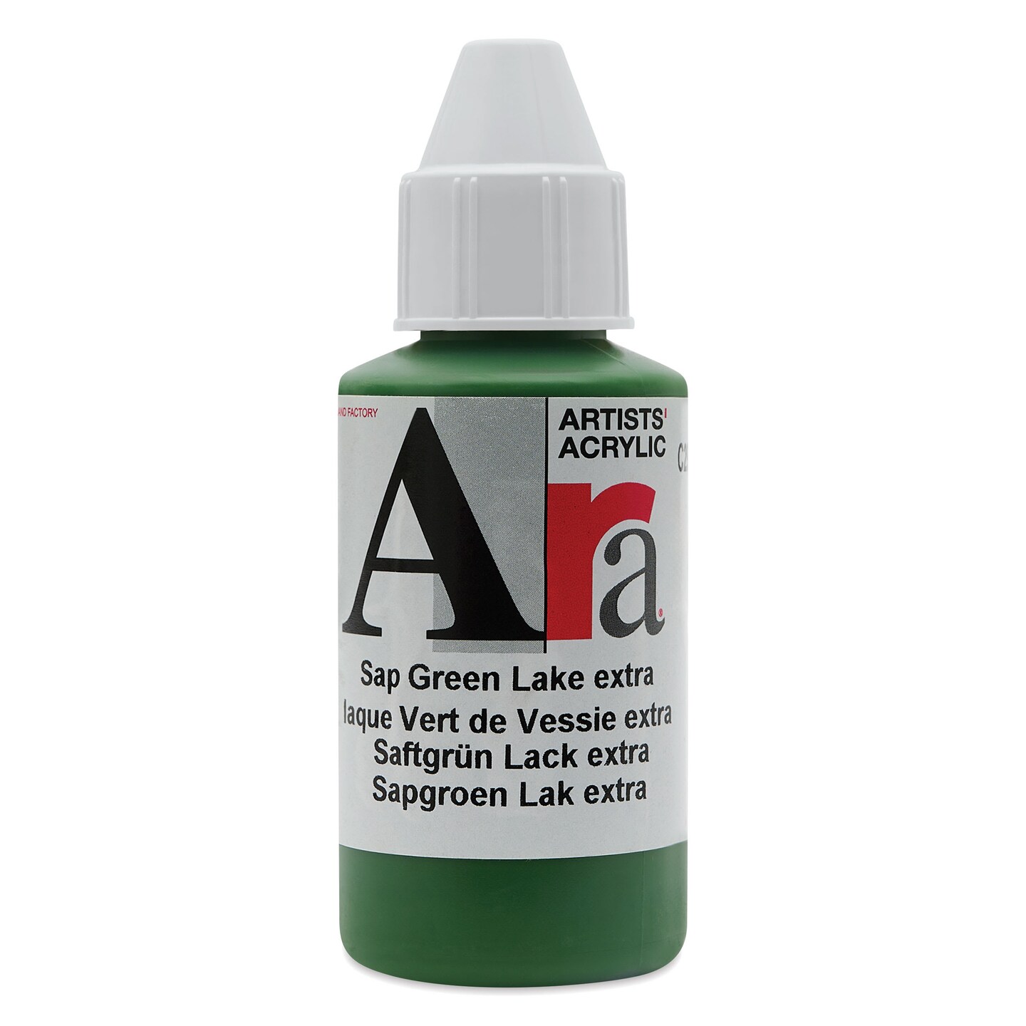 Ara Artists’ Acrylic Paint - Sap Green Lake Extra, 100 ml bottle
