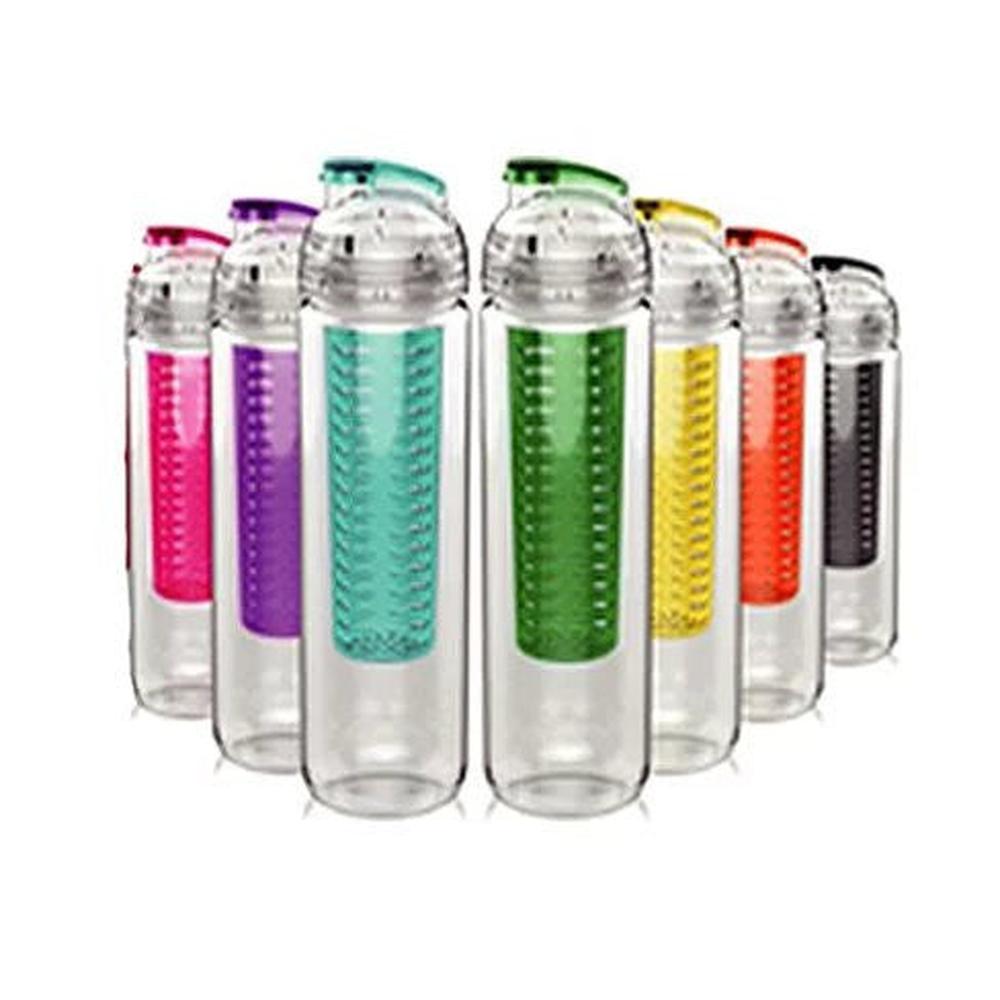 Edge Collections - Dome Fruit Infuser Water Bottle for Flavorful Hydration - 1 Piece