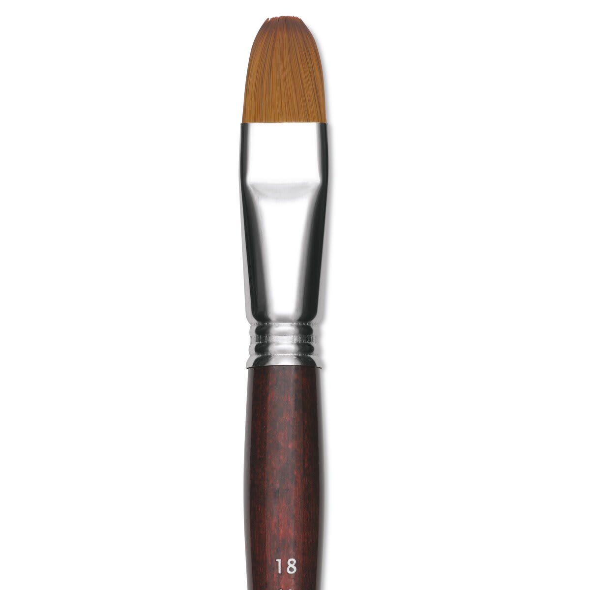 Escoda Prado Tame Synthetic Brush - Bright, Short Handle, Size 18