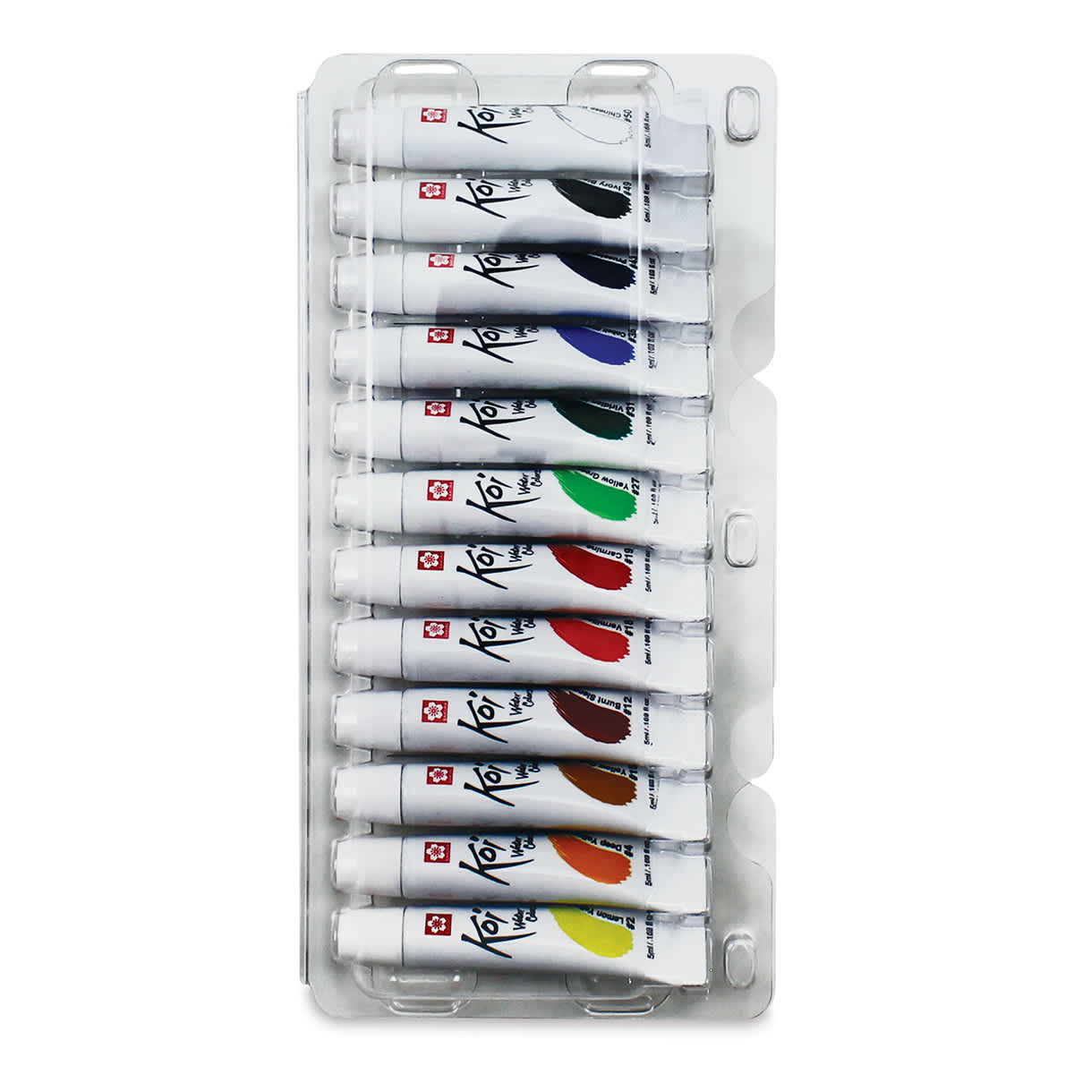 Sakura Koi Watercolor - Set of 12, Assorted Colors, 5 ml, Tubes