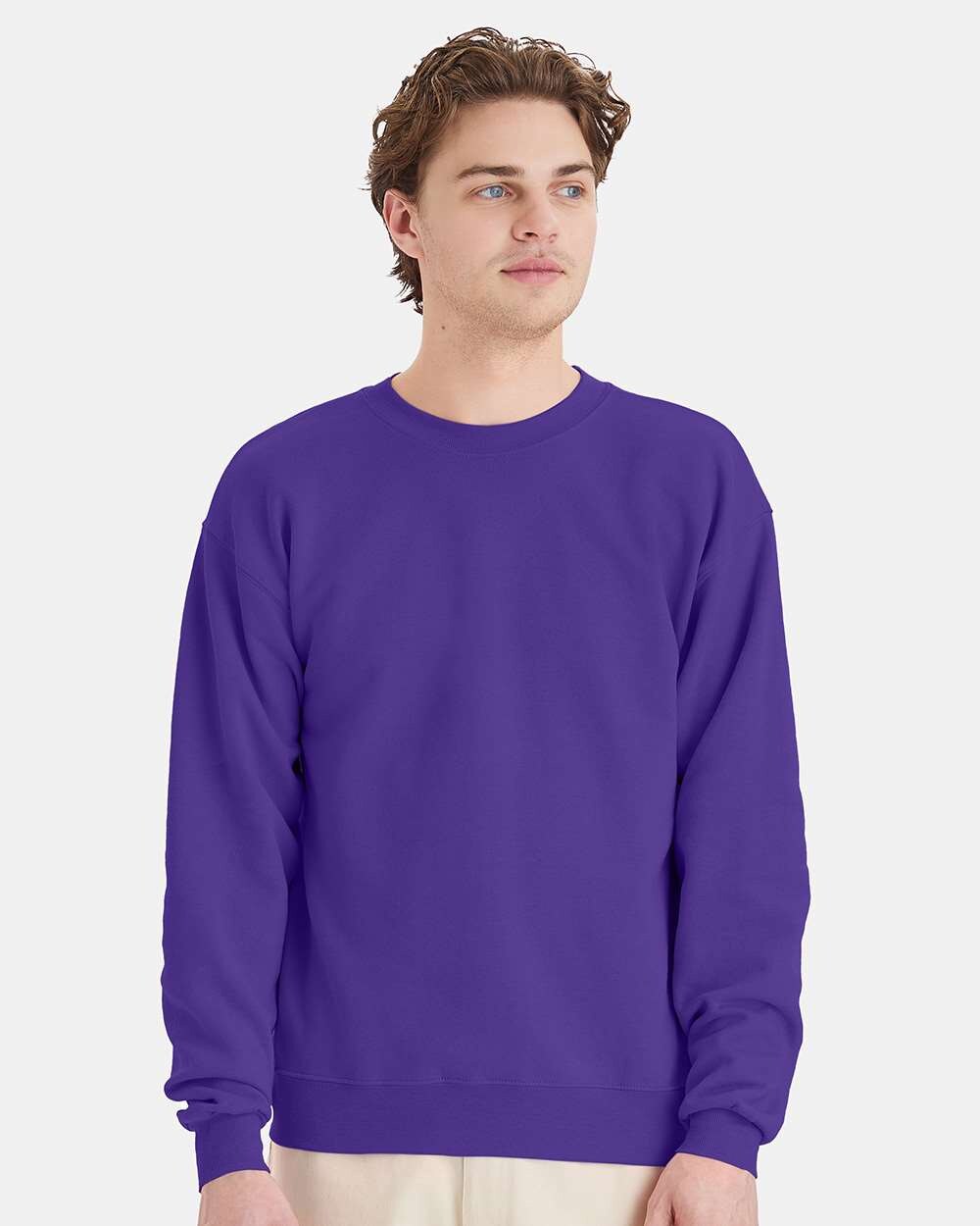 Hanes Ethical OEKO TEX Certified Crewneck Sweatshirt For Daily Use