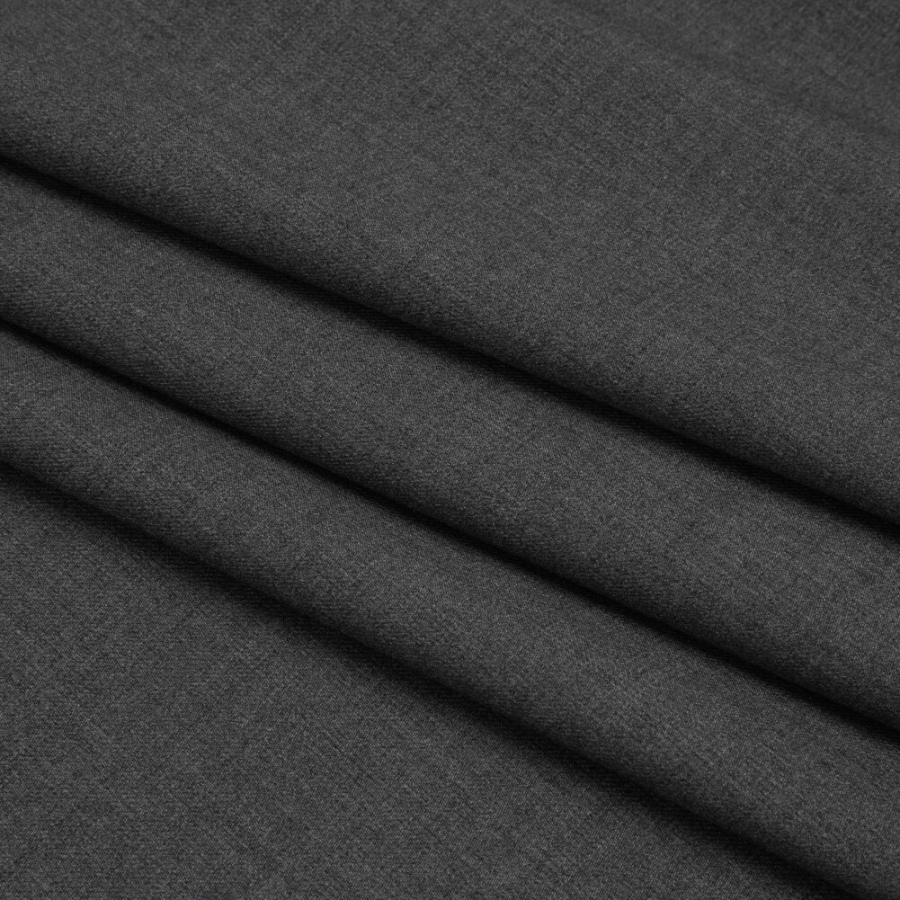 1 Yard Wool Twill Suiting Heathered Cool Gray 58 inch Width