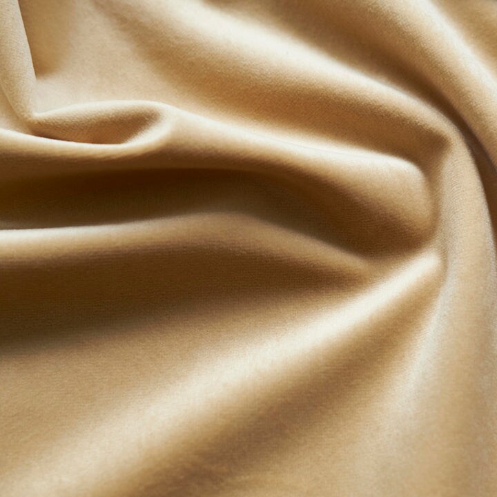 Giselle Velvet Upholstery Fabric 100% Polyester, 55" Wide, Flame Resistant & Durable