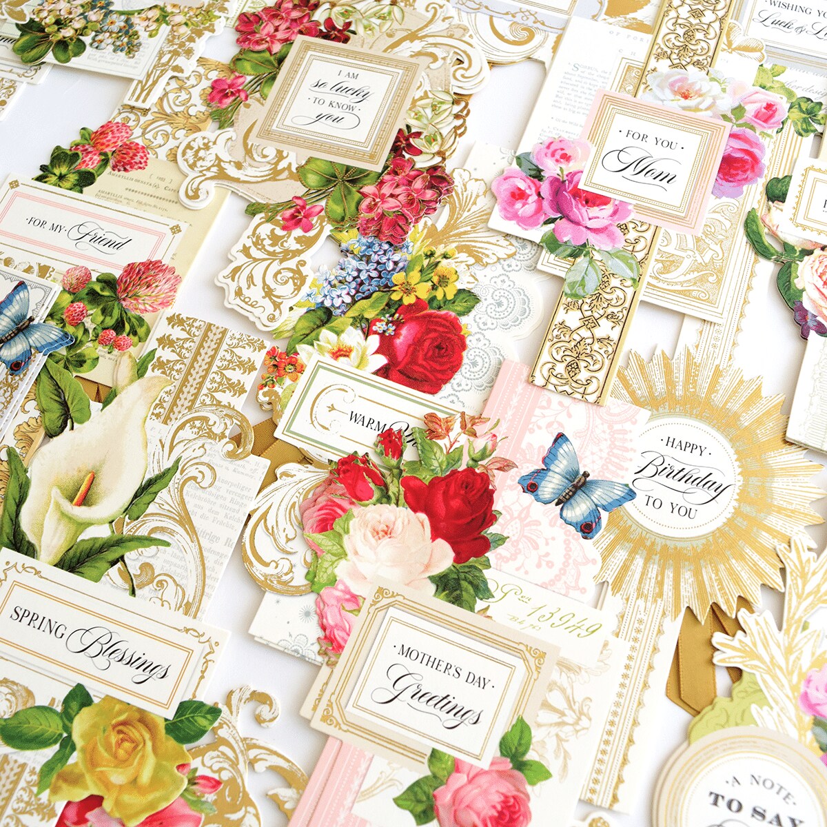 Delightful Collage Card Toppers