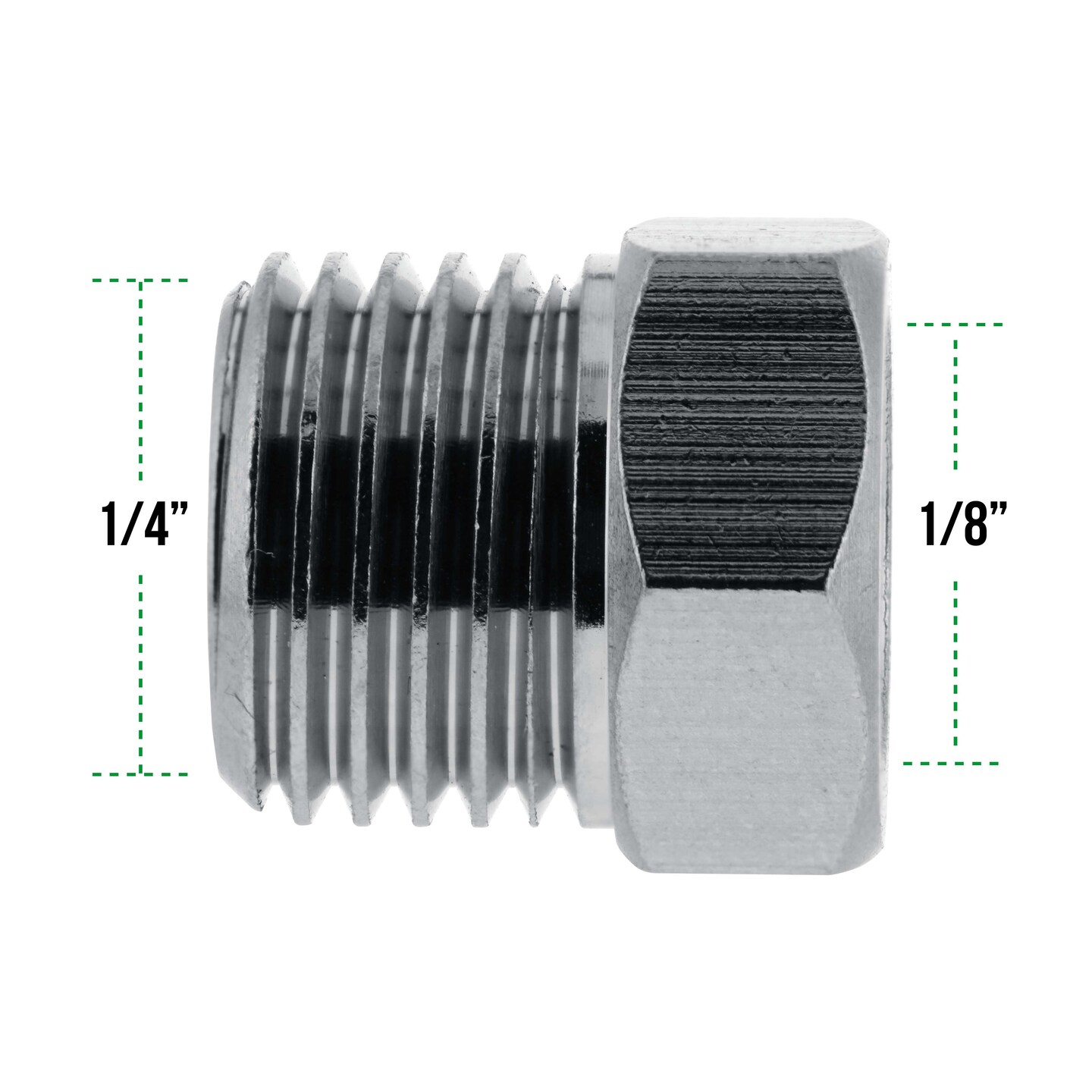 1/4&#x22; BSP Male to 1/8&#x22; BSP Female Fitting Conversion Adapter