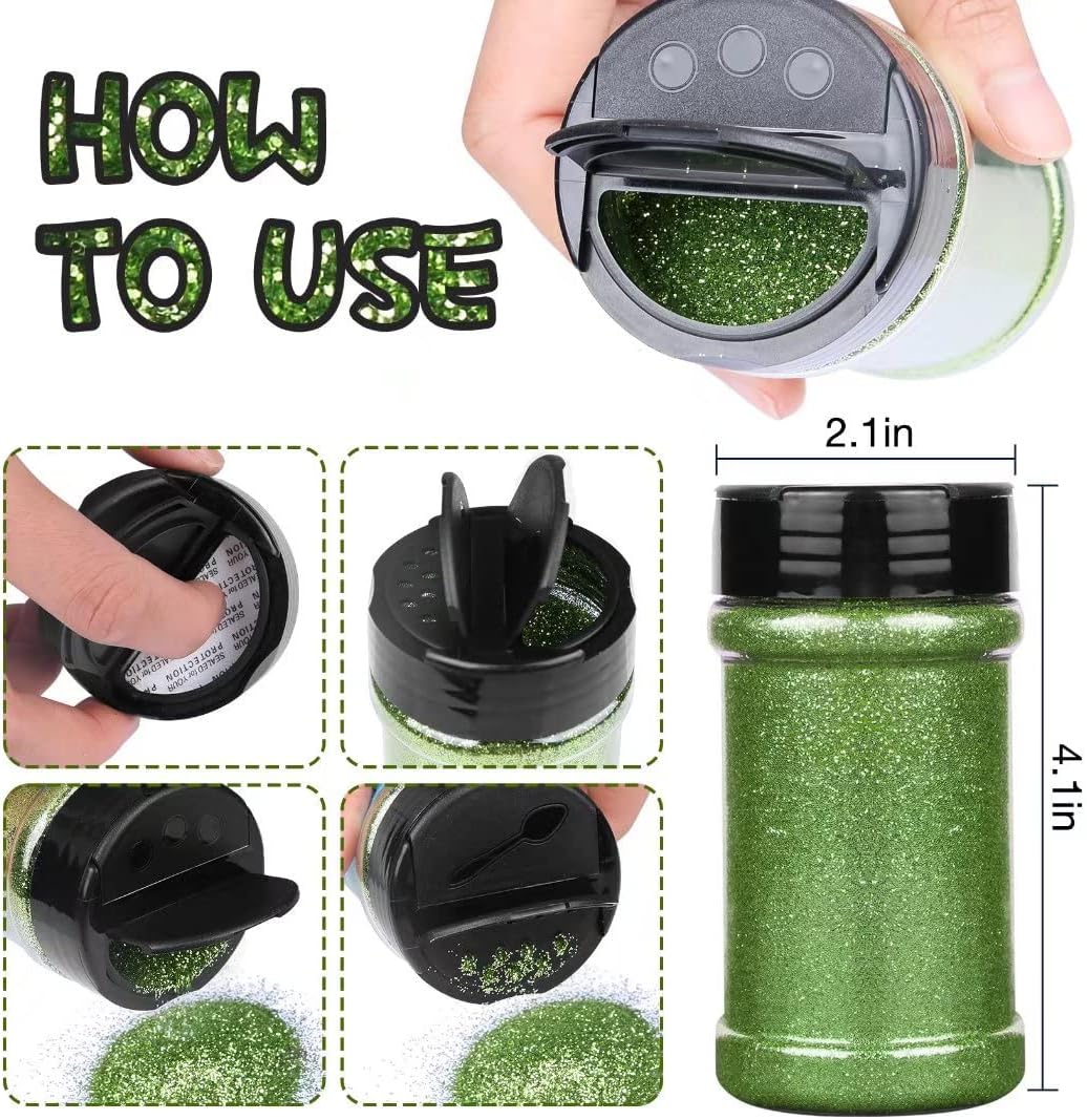 Iridescent Lilac Fine Glitter 4 oz Glitter Powder for Tumblers Resin Crafts Slime Cosmetic Nail Painting Festival Decoration