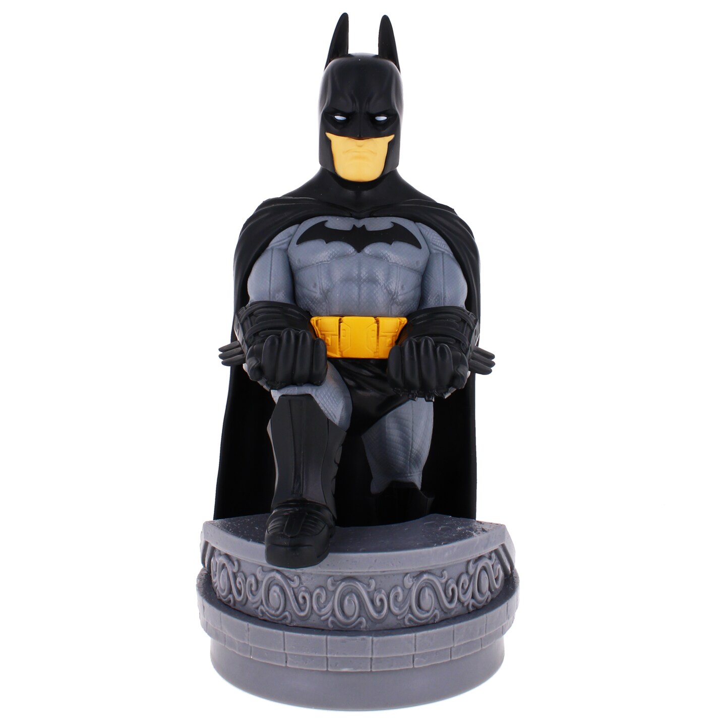 Exquisite Gaming: Warner Bros: Batman - DC Comics Original Mobile Phone &#x26; Gaming Controller Holder, Device Stand, Cable Guys, Licensed Figure