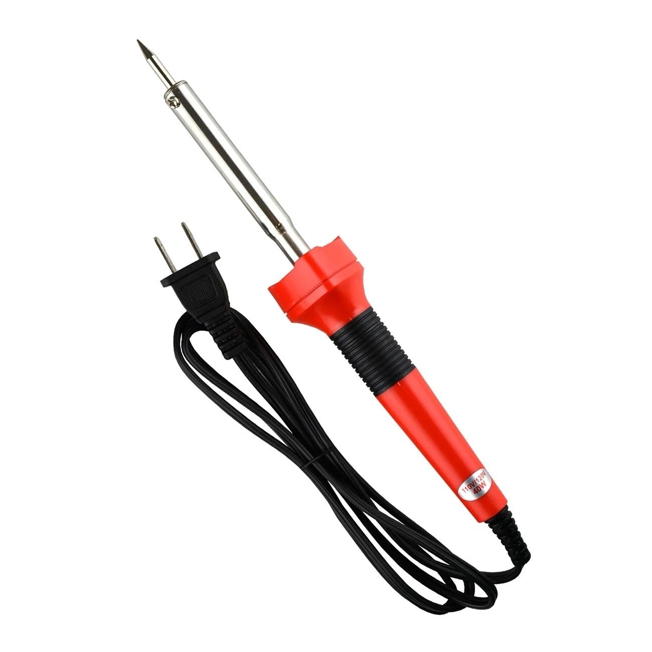 40W Pencil Soldering Iron With Led Illumination -110V Soft-Grip Handle 3 Led Lights Pipemans Installation Solution