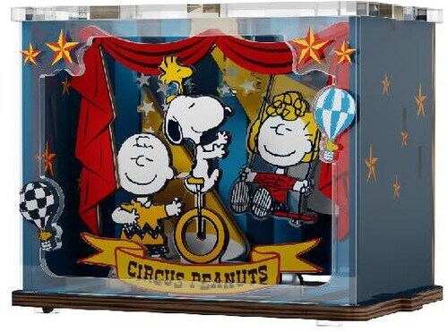 Snoopy Happy Stage Wooden Wooden Mini Scene  [COLLECTABLES] Wood, Puzzle