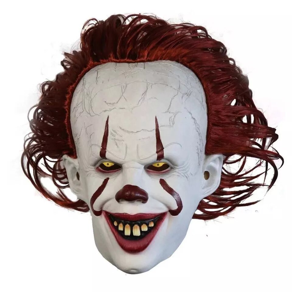 Kitcheniva LED Pennywise Clown Mask Halloween