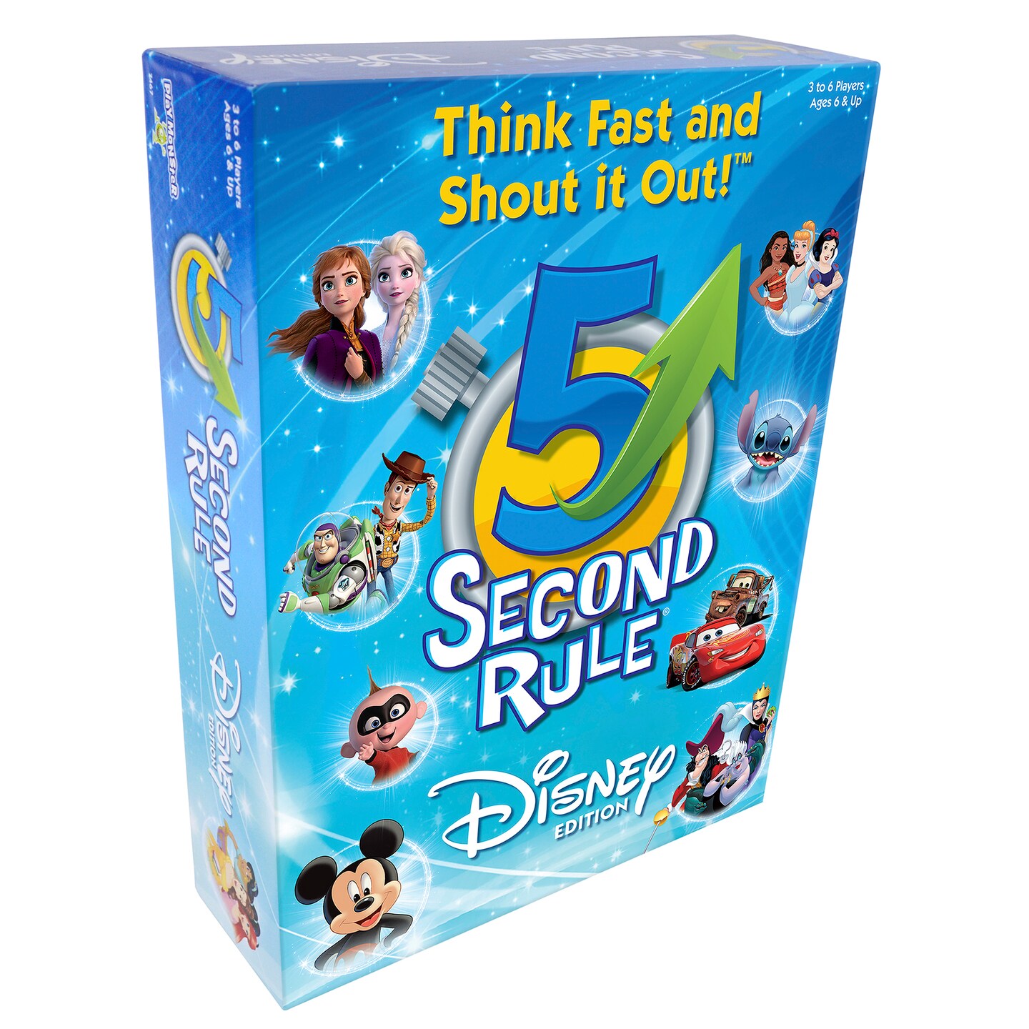 5 Second Rule Disney Edition &#x2014; Fun Family Game About Your Favorite Disney Characters &#x2014; Ages 6+