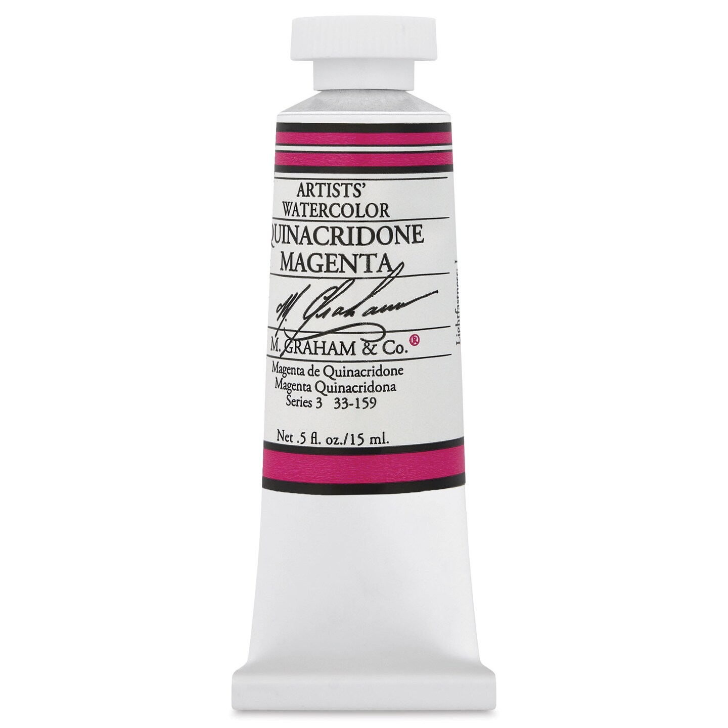 M. Graham Artists' Watercolor - Quinacridon Magenta, 15 ml Tube