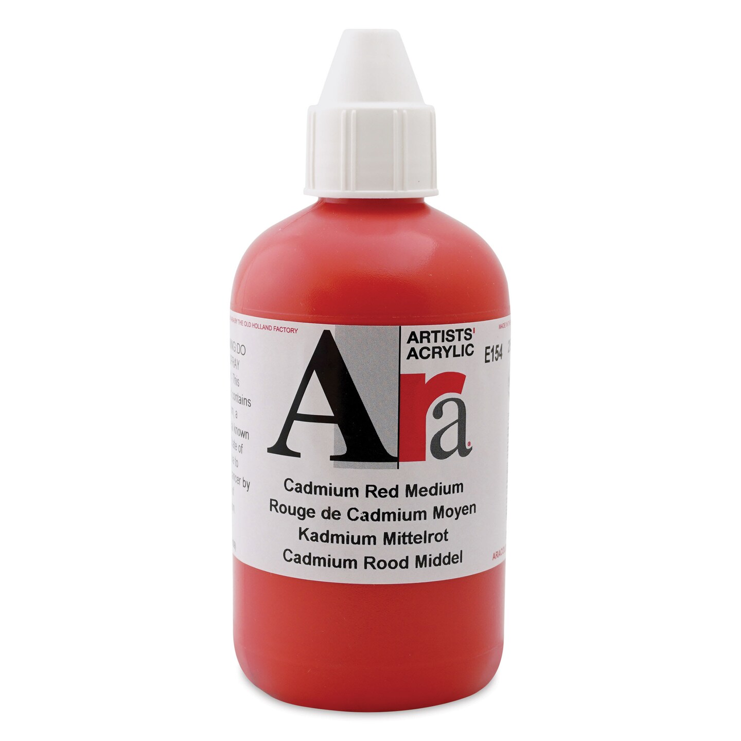 Ara Artists’ Acrylic Paint - Cadmium Red Medium, 250 ml, Count: 1 ...