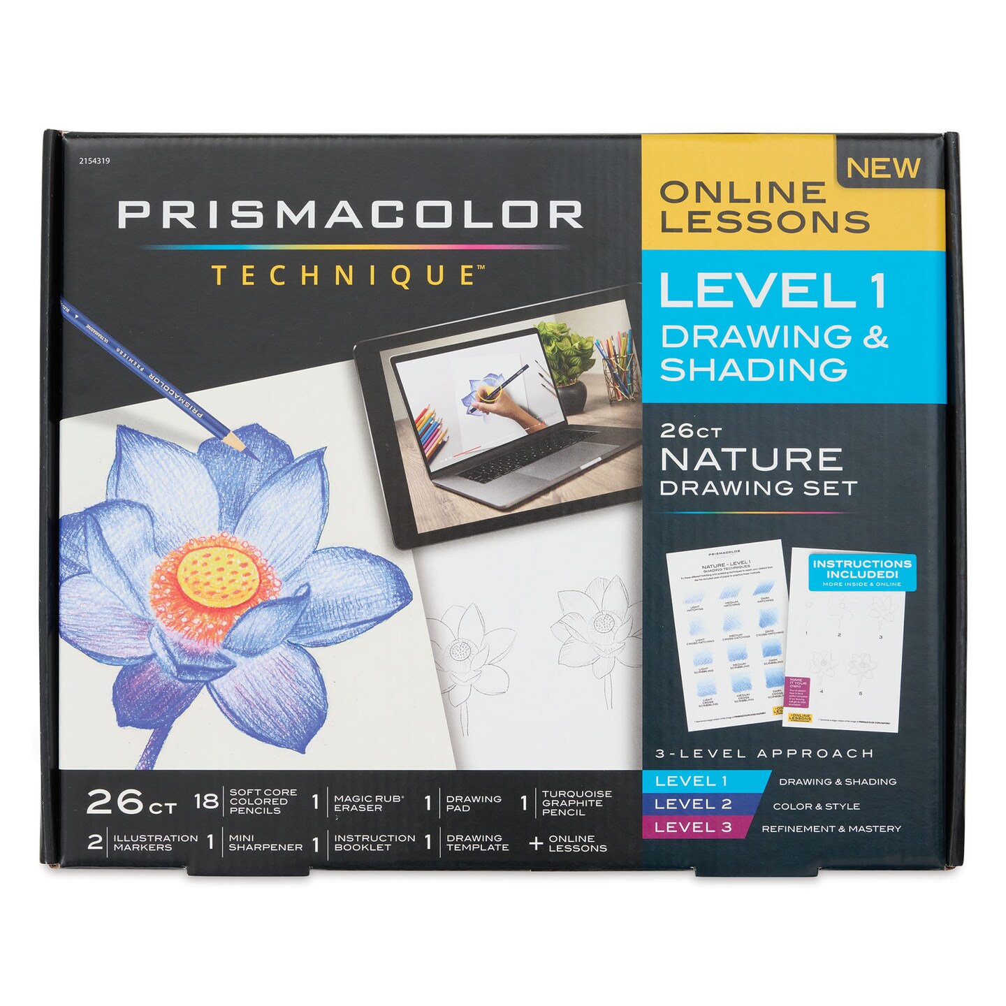 Prismacolor Technique Nature Drawing Set - Level 1, Drawing & Shading
