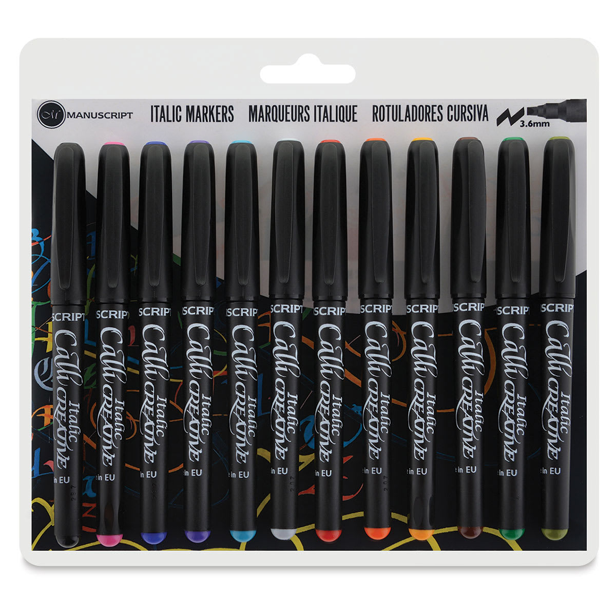 Manuscript CalliCreative Italic Marker - Broad Point, Set of 12