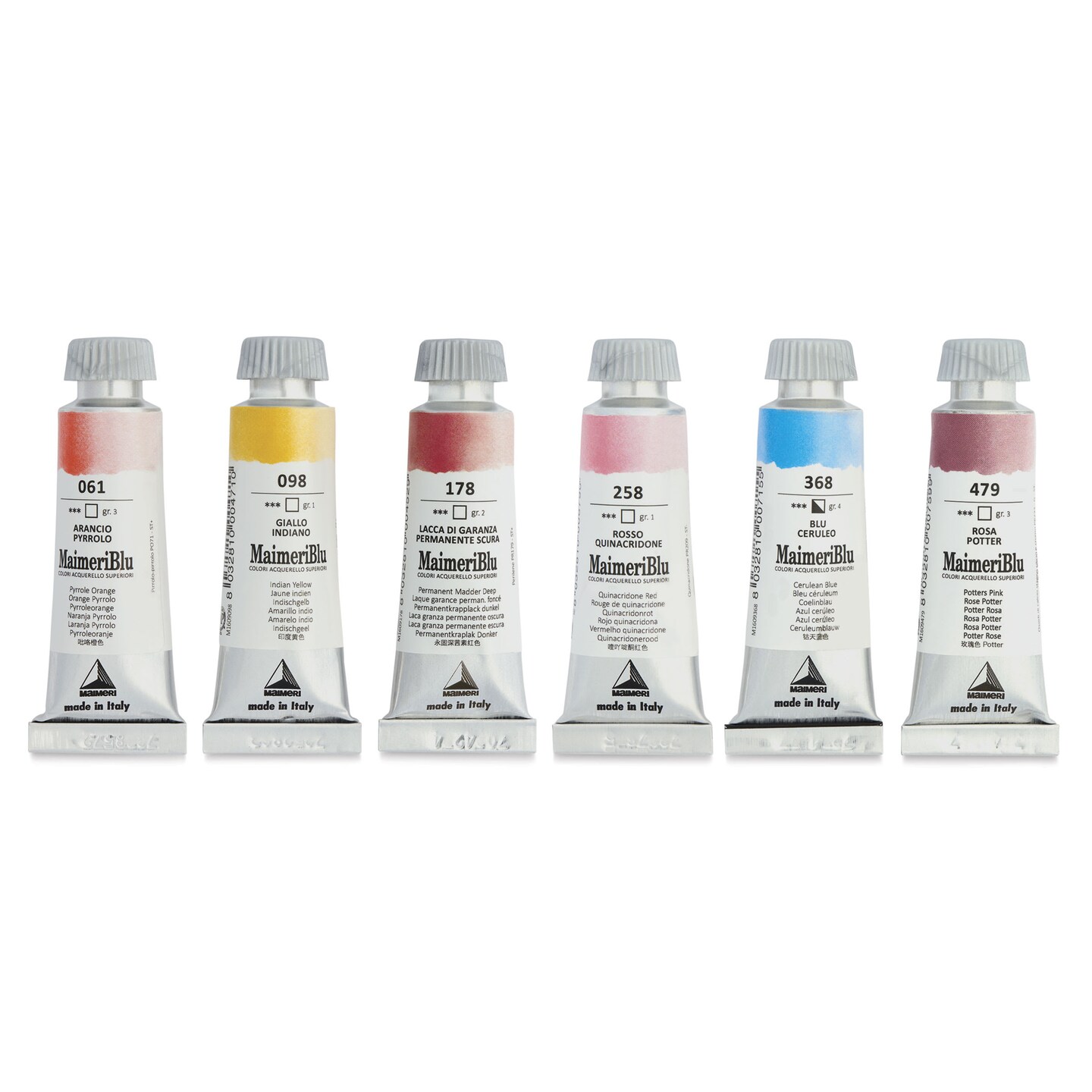 Maimeri Blu Artist Watercolor - Set of 6, Venice, 12 ml Tubes