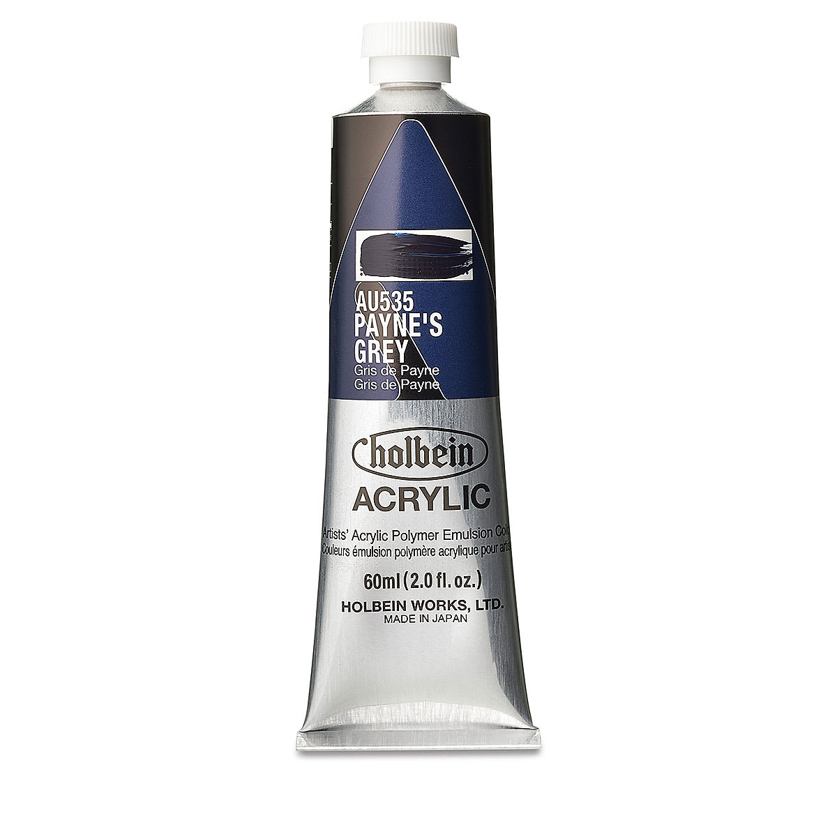 Holbein Heavy Body Artist Acrylics - Payne's Gray, 60 ml tube
