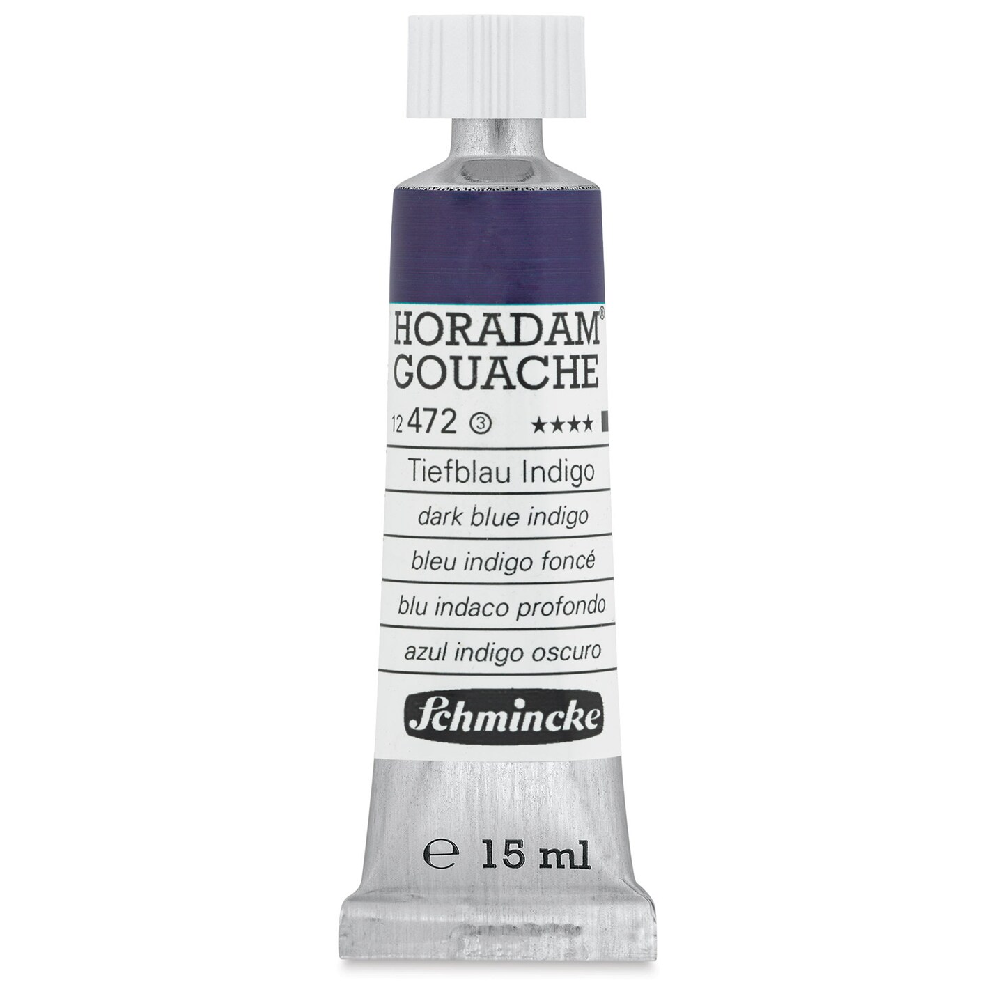 Schmincke Horadam Artist Gouache - Dark Blue Indigo, 15 ml tube