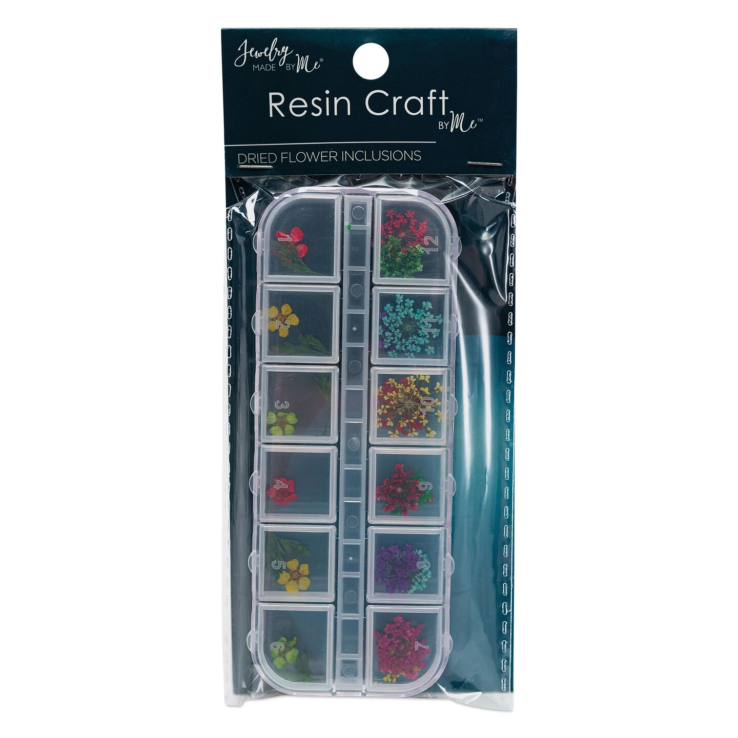 Jewelry Made By Me Dried Flower Inclusions - Pkg of 24, Small with Case