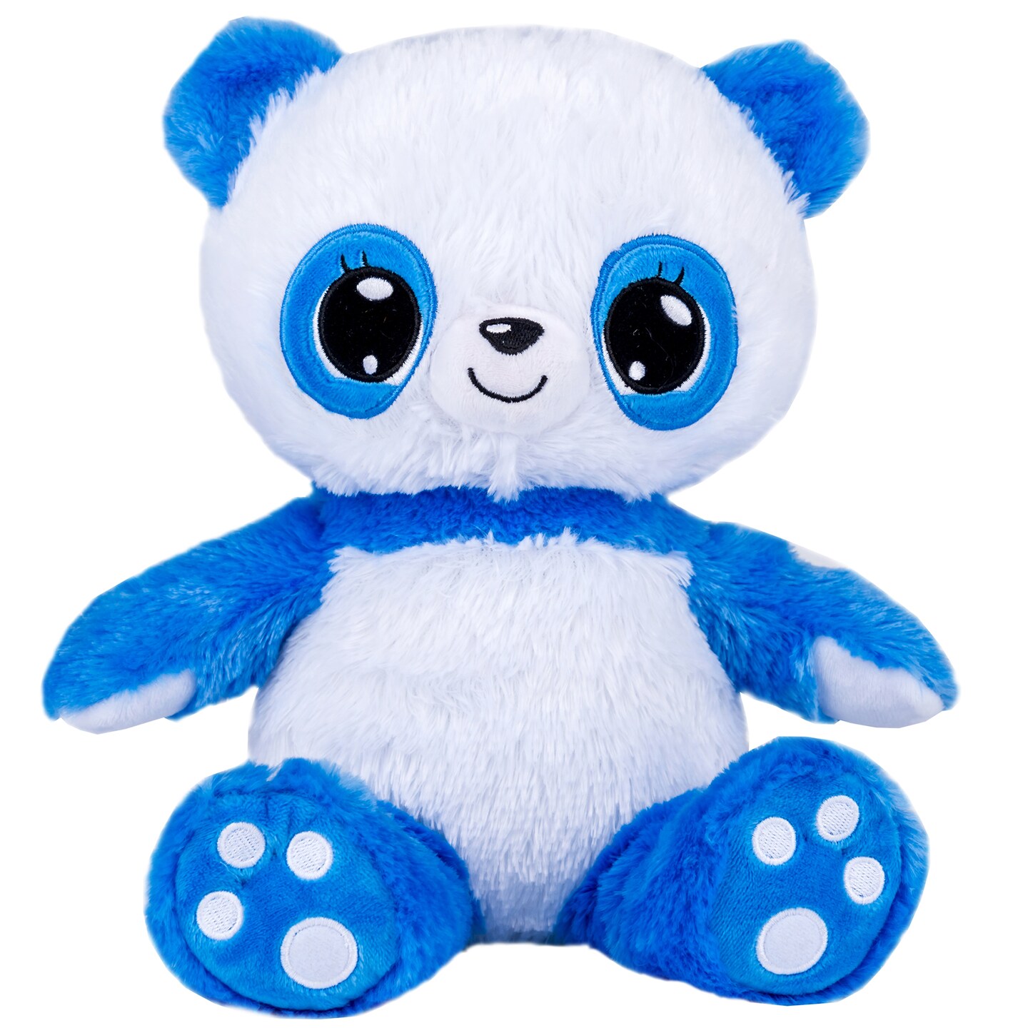 Happy Nappers: Lullabrites Panda - Musical Light Up Bedtime Plush - White &#x26; Black - Plays 3 Lullabies, Soft Animal, Day &#x26; Night Soothing Toy, Kids