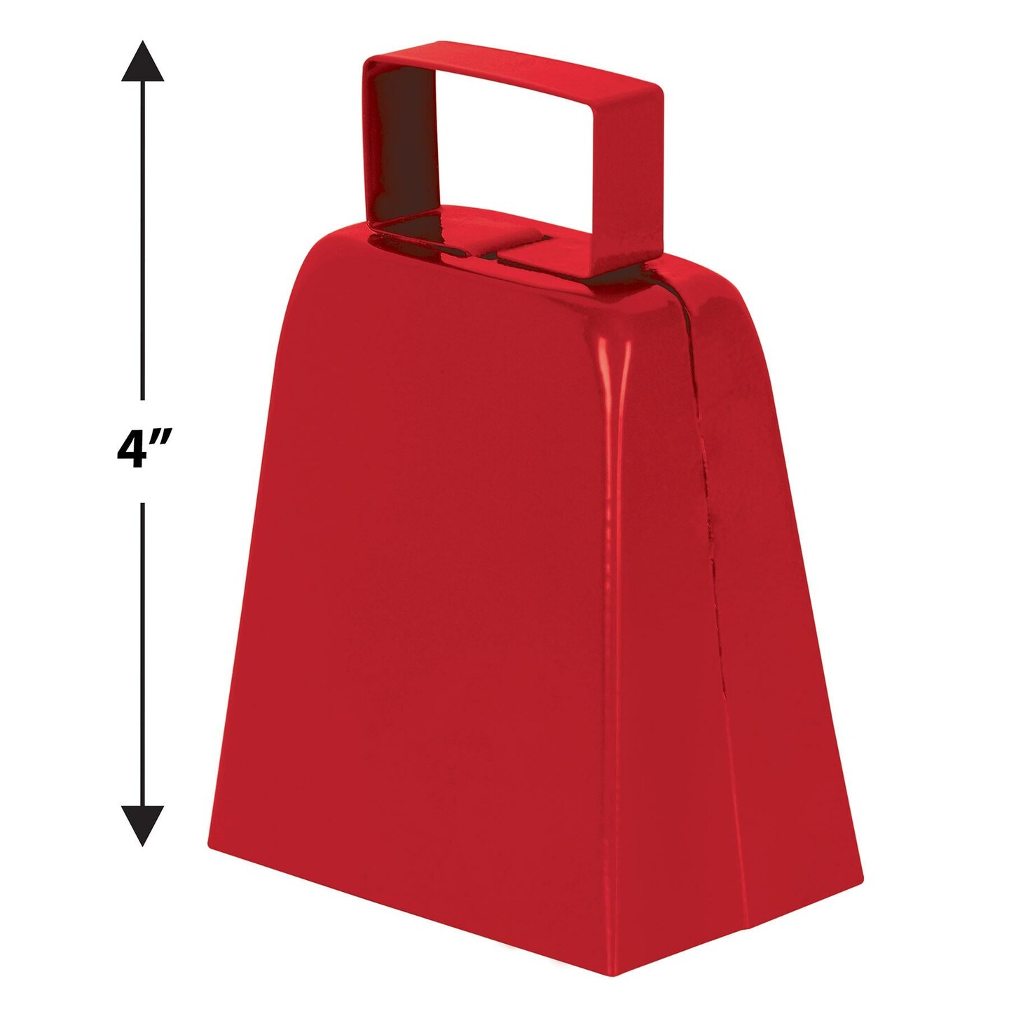 Beistle Bulk Party Cowbells - red - 12 Cowbells