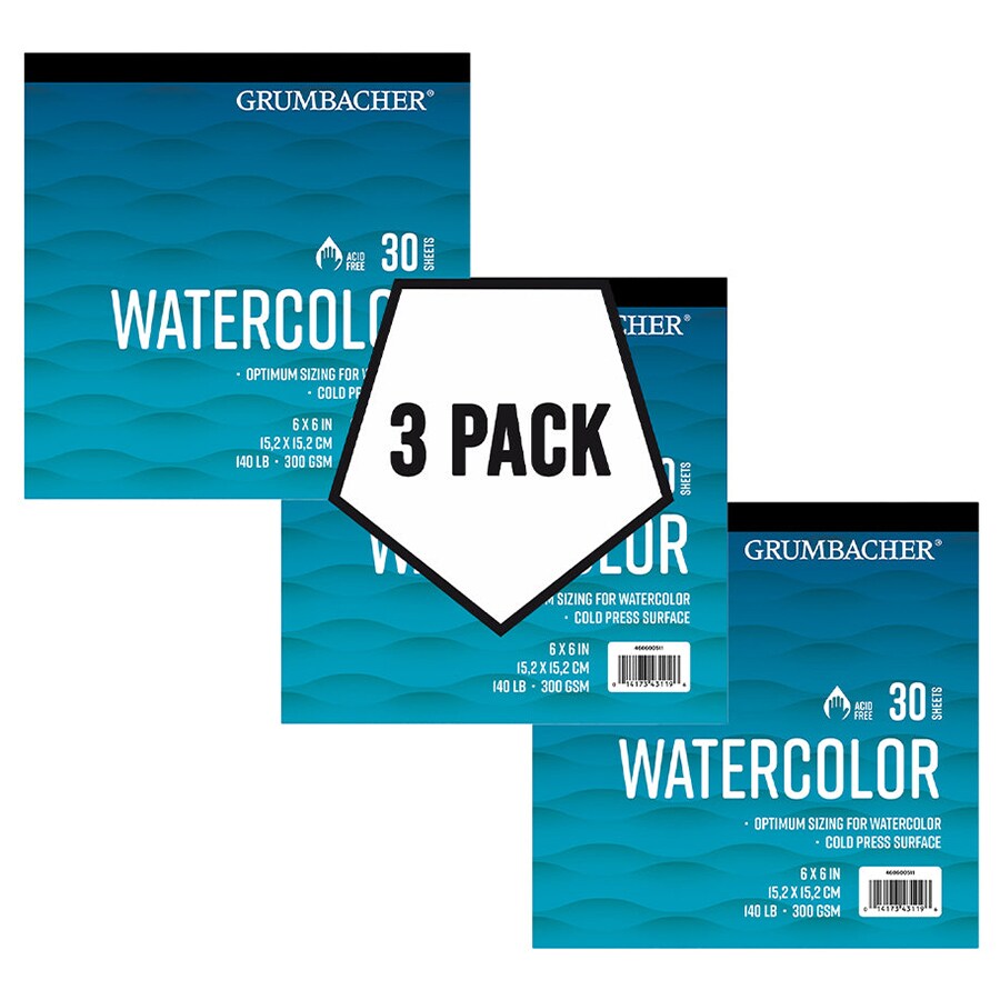 Grumbacher&#xAE; Artist Watercolor Pads - 3 Packs