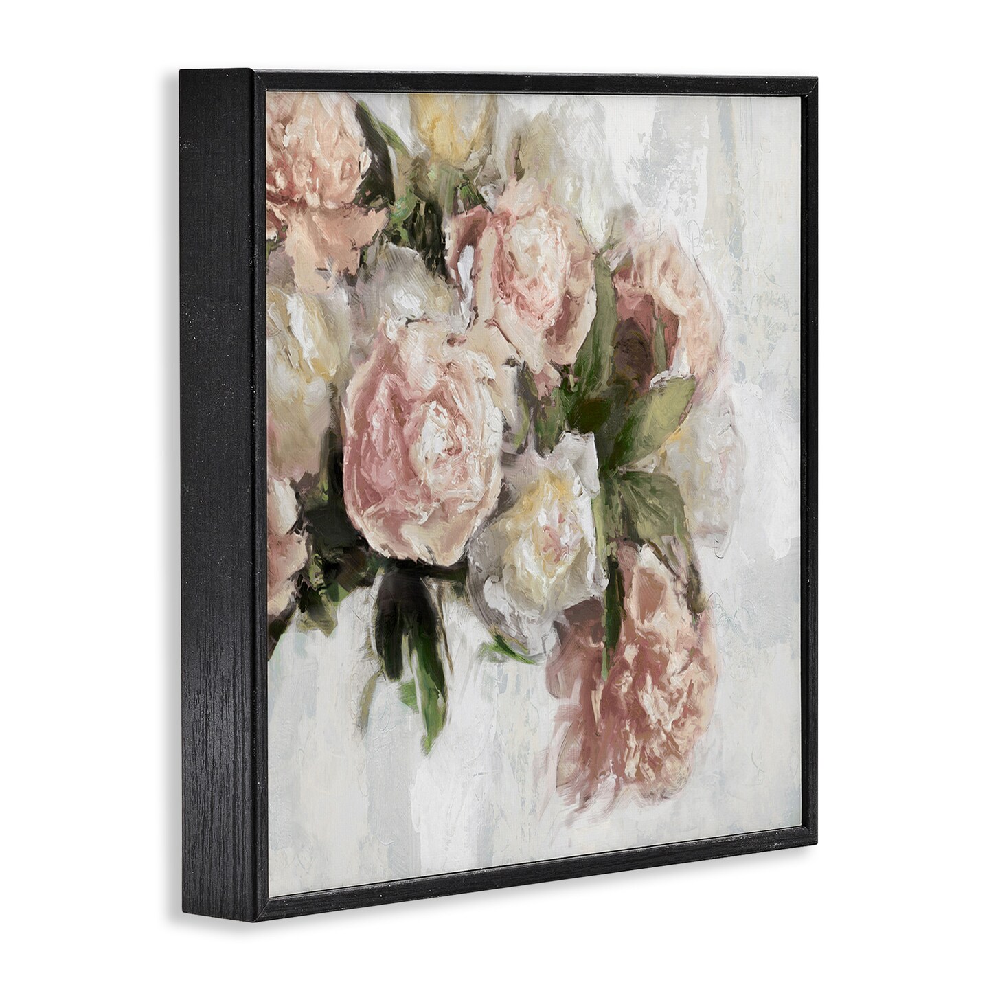 Stupell Industries Elegant Pink Roses Arrangement Framed Giclee Art