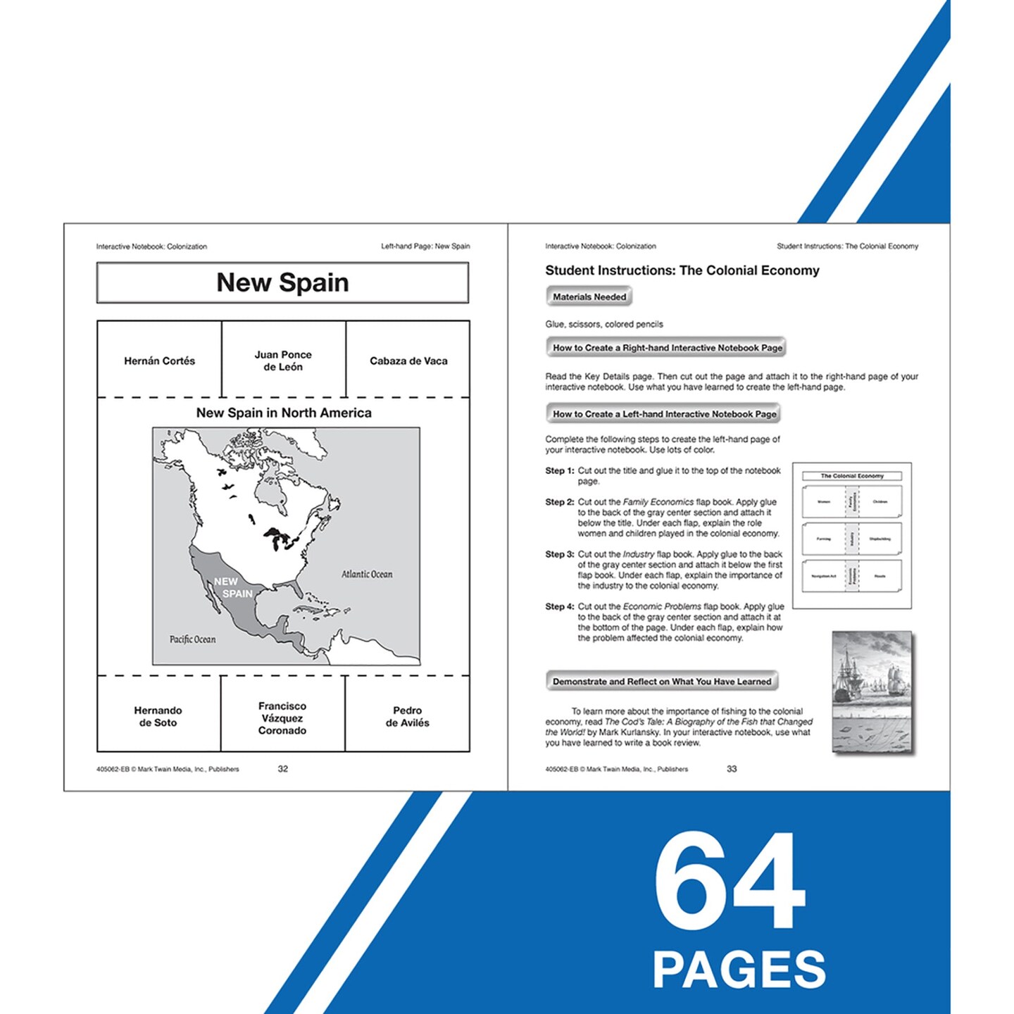 Interactive Notebook: Colonization Resource Book, Grade 5-8