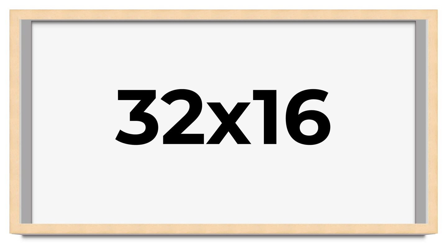 Panoramic Classic Modern Yellow Frame - UV Acrylic, Foam Board Backing, Hanging Hardware