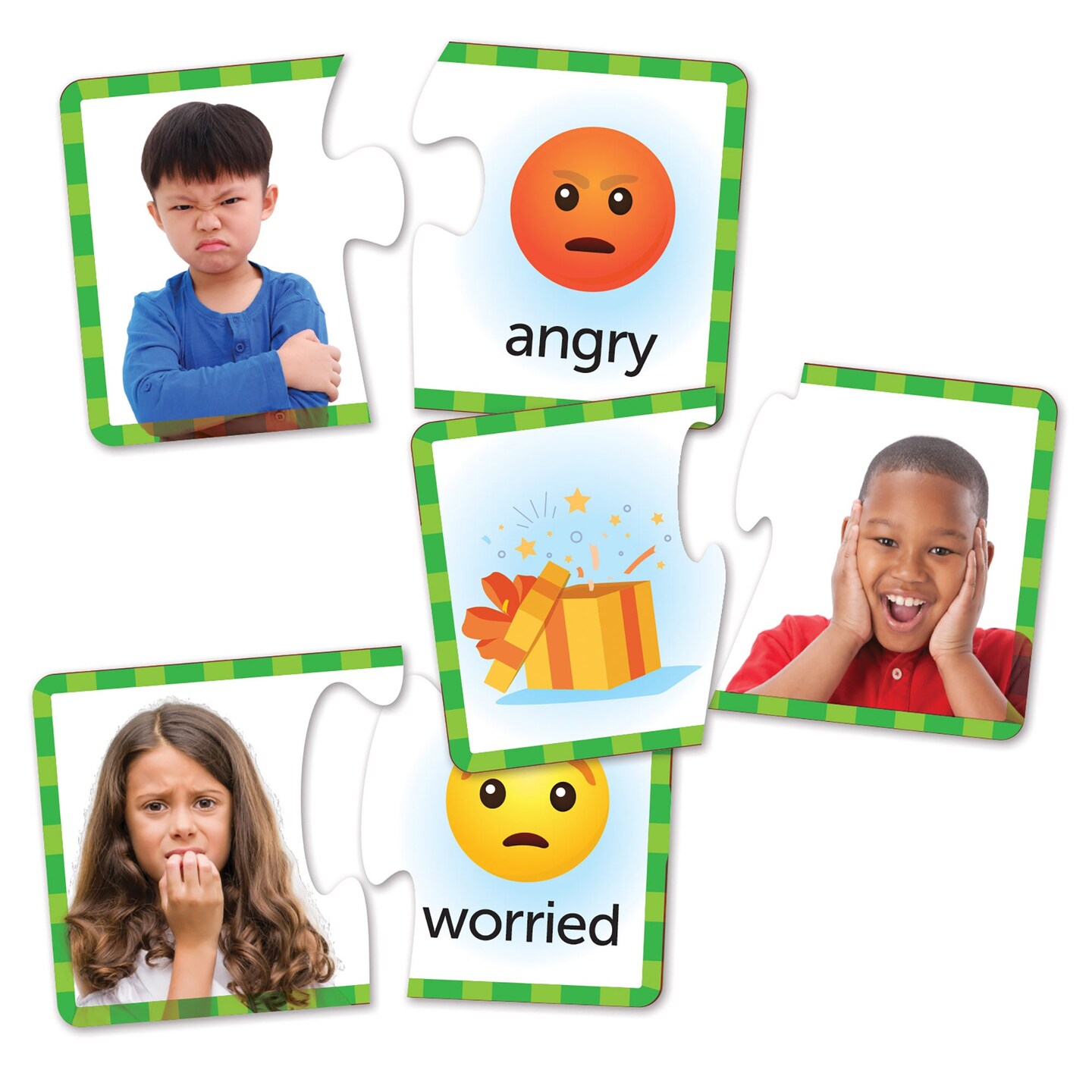 Feelings &#x26; Emotions Puzzle Cards