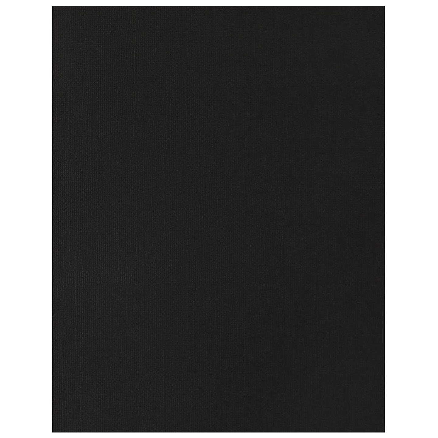PA Paper Accents Textured Cardstock 8.5&#x22; x 11&#x22; Deep Black, 73lb colored cardstock paper for card making, scrapbooking, printing, quilling and crafts, 25 piece pack