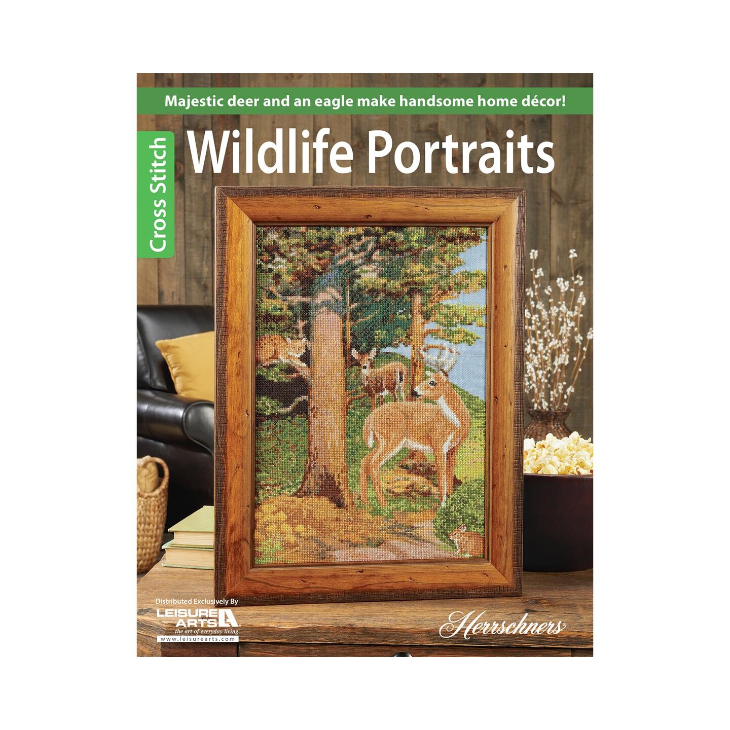 Leisure Arts Cross Stitch Wildlife Portraits Cross Stitch Book, Patterns, Books, Pattern Book, Design Books, Design Books