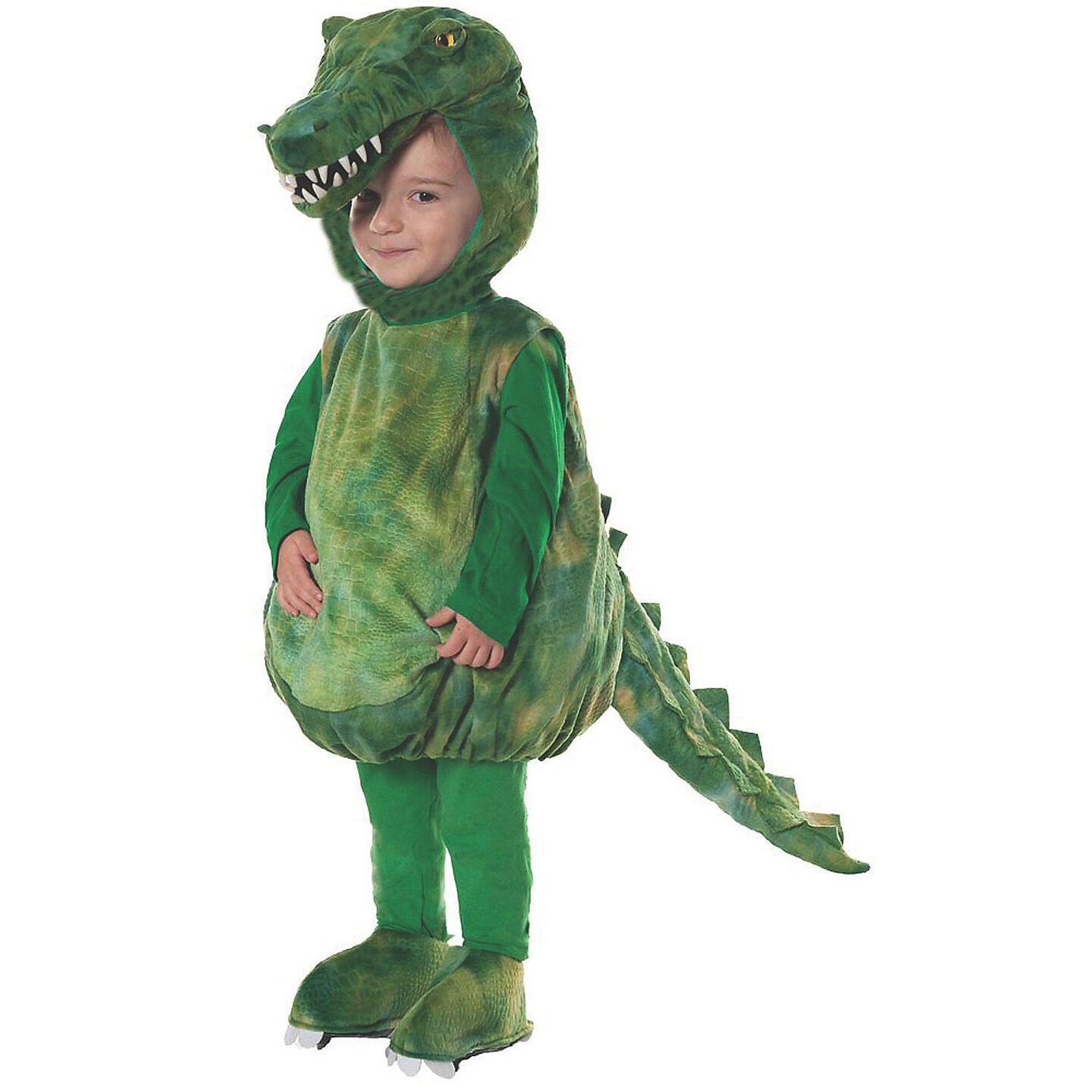 Alligator Toddler Costume with Realistic Scales