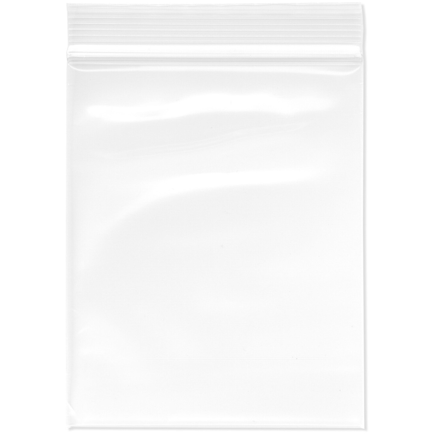 Plymor 4&#x22; x 5&#x22;, 4 Mil Heavy Duty Zipper Reclosable Plastic Bags