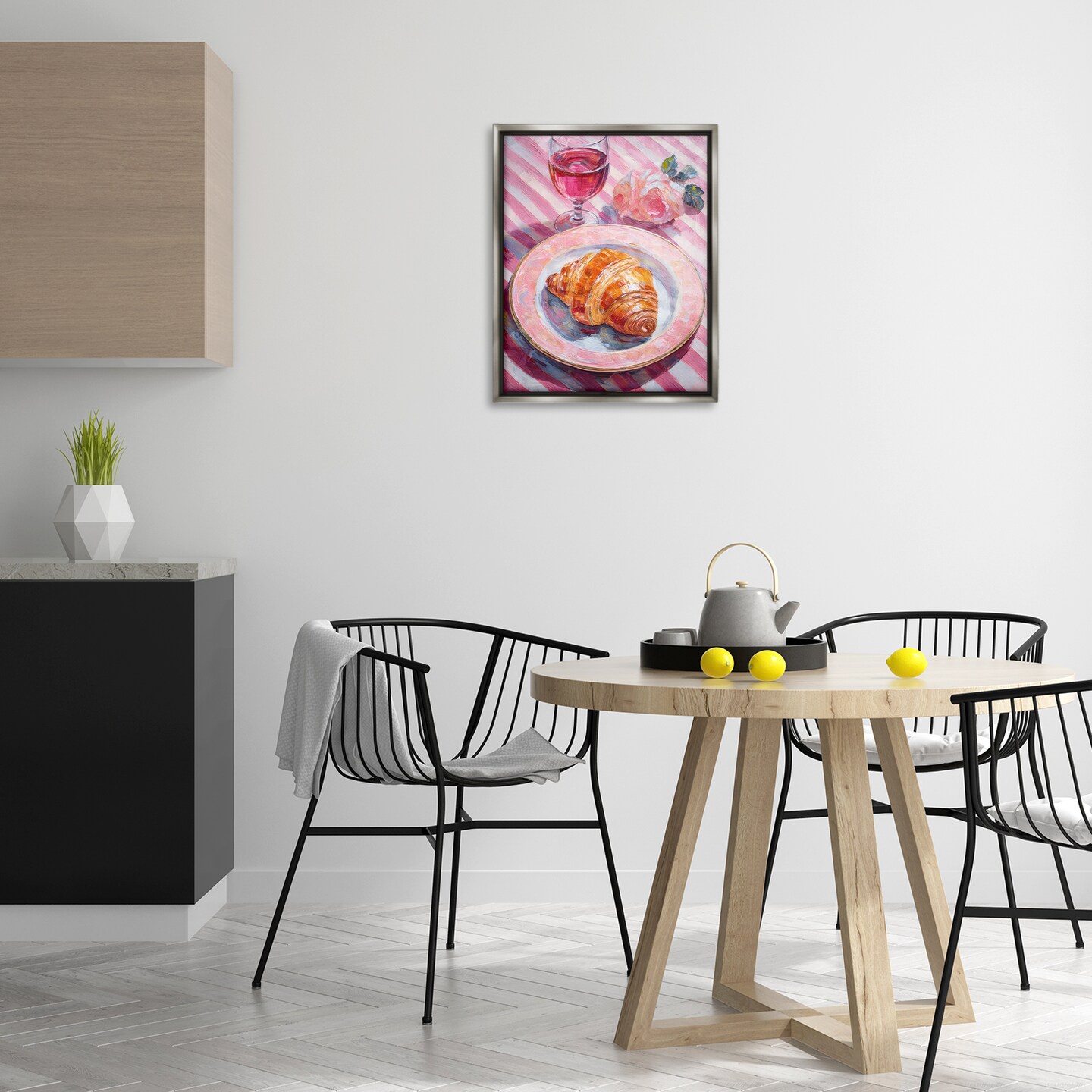 Stupell Industries Pastel Brunch Meal Floating Frame Design by Lil&#x27; Rue