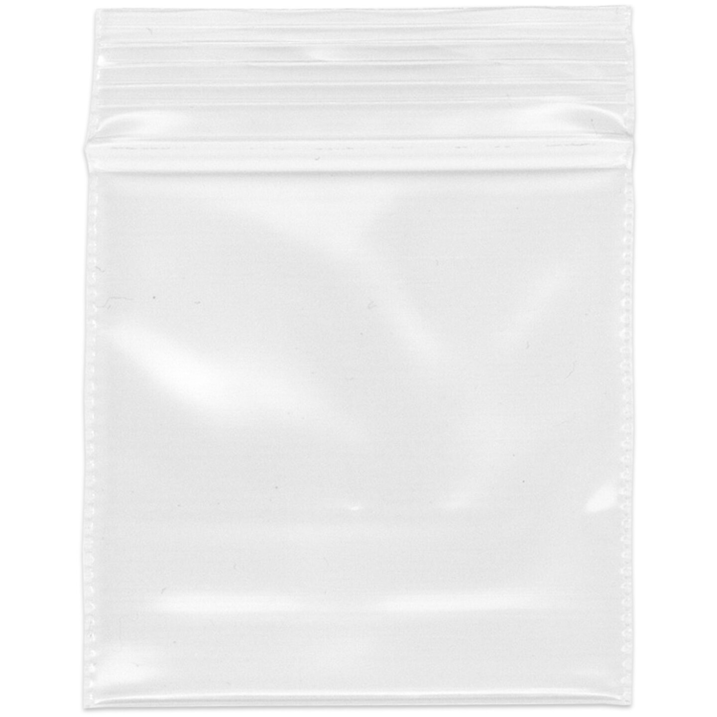 Plymor 2&#x22; x 2&#x22;, 4 Mil Heavy Duty Zipper Reclosable Plastic Bags